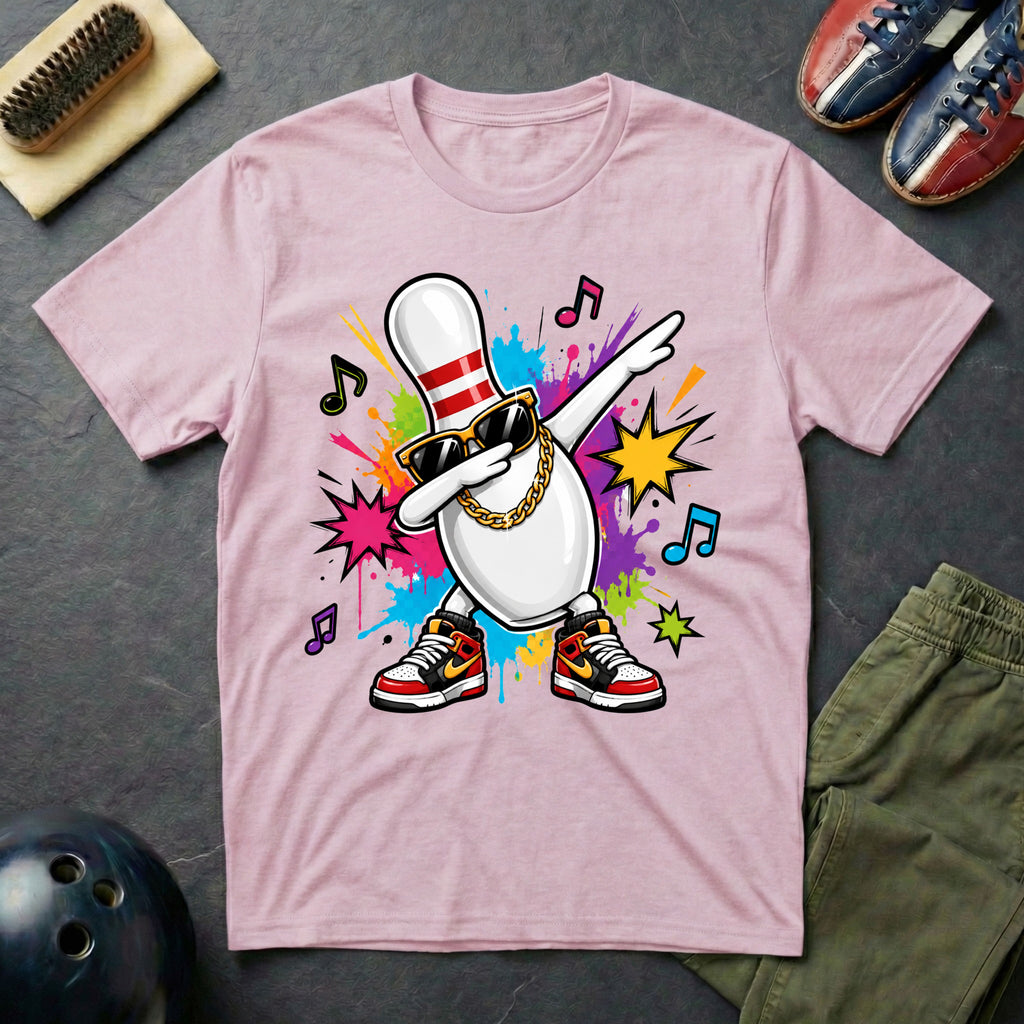 Dancing Dabbing Bowling Pin T-Shirt