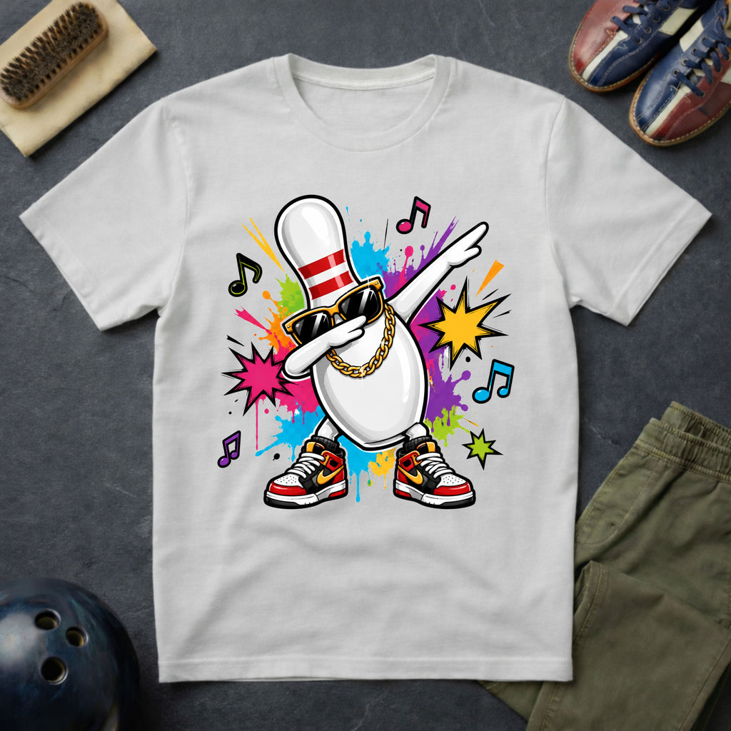 Dancing Dabbing Bowling Pin T-Shirt