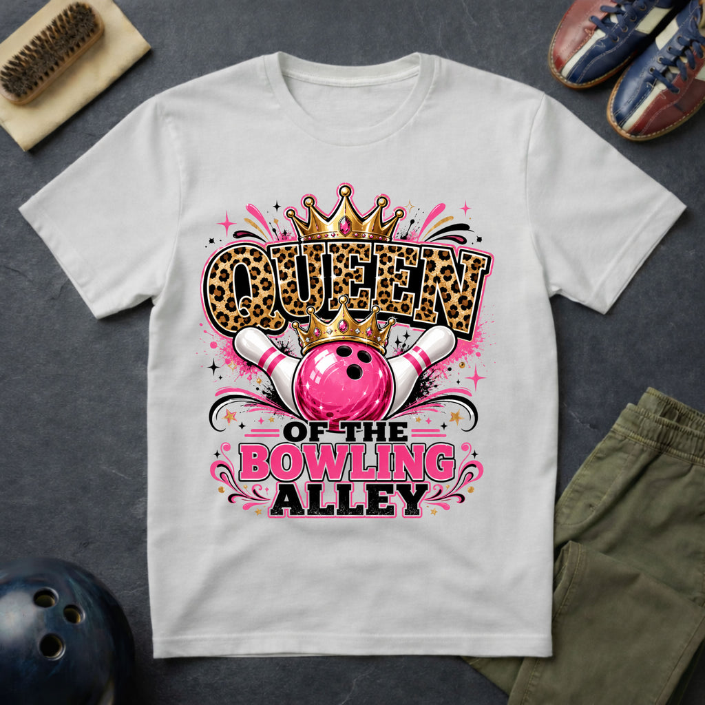 Queen Of The Bowling Alley Leopard T-Shirt