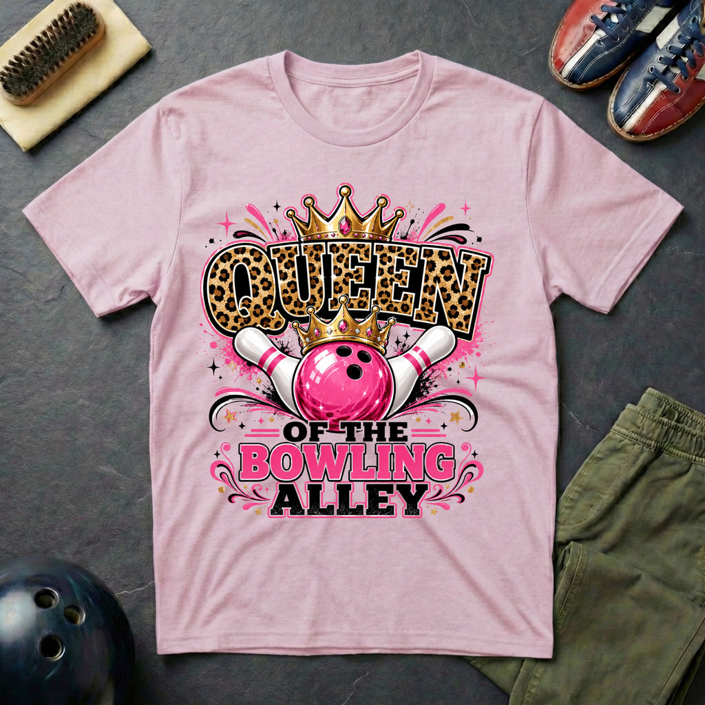Queen Of The Bowling Alley Leopard T-Shirt