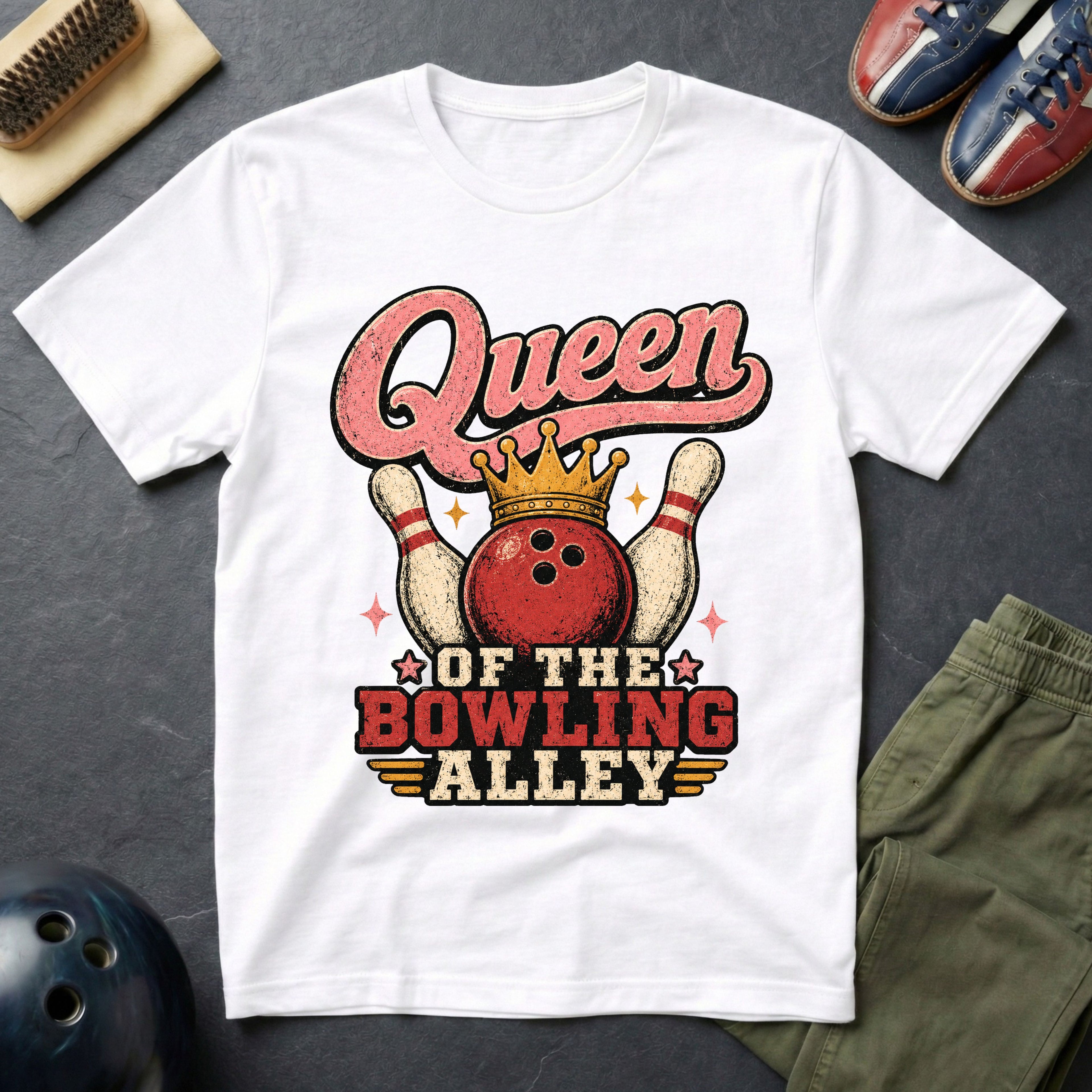 Bowling Alley Queen T-Shirt