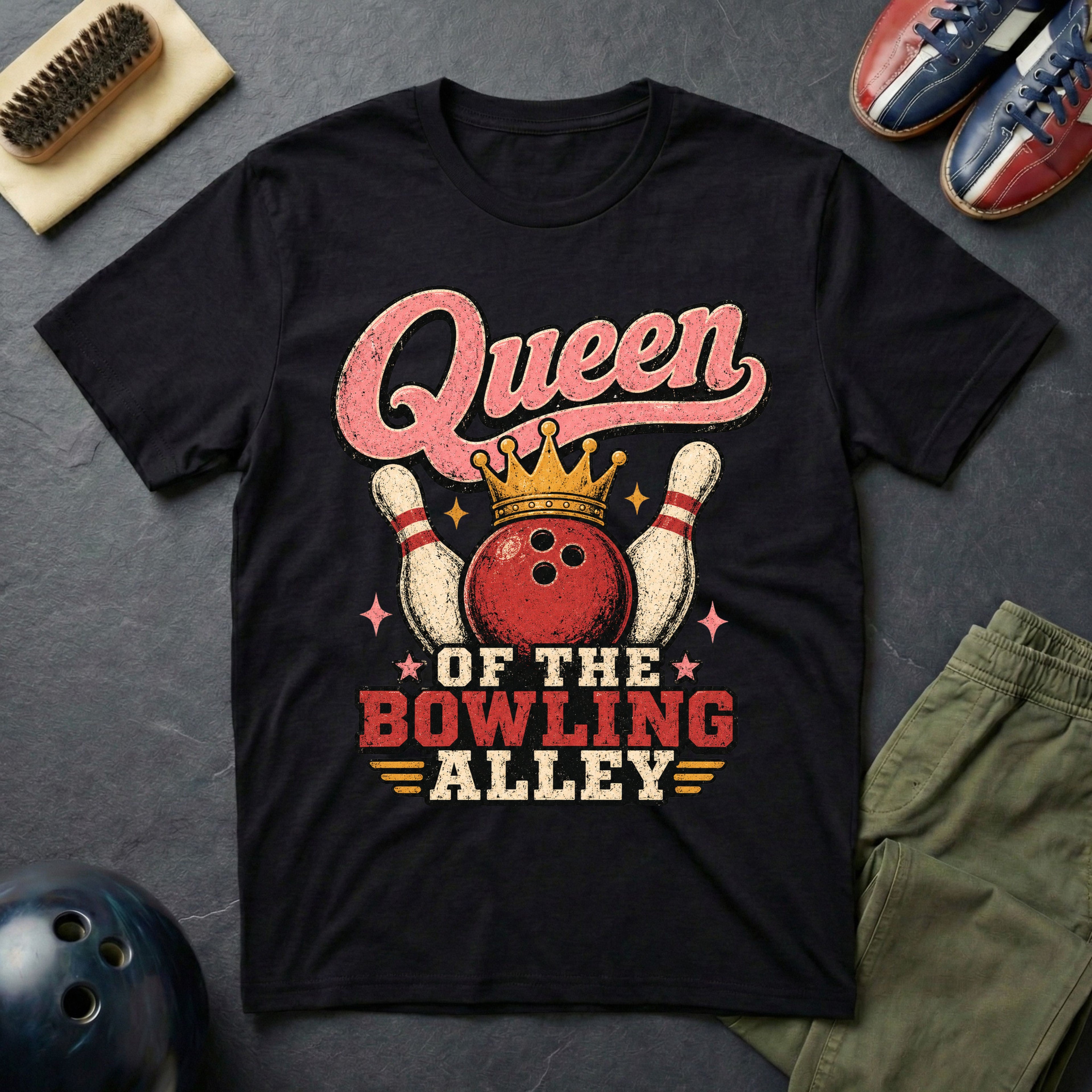 Bowling Alley Queen T-Shirt