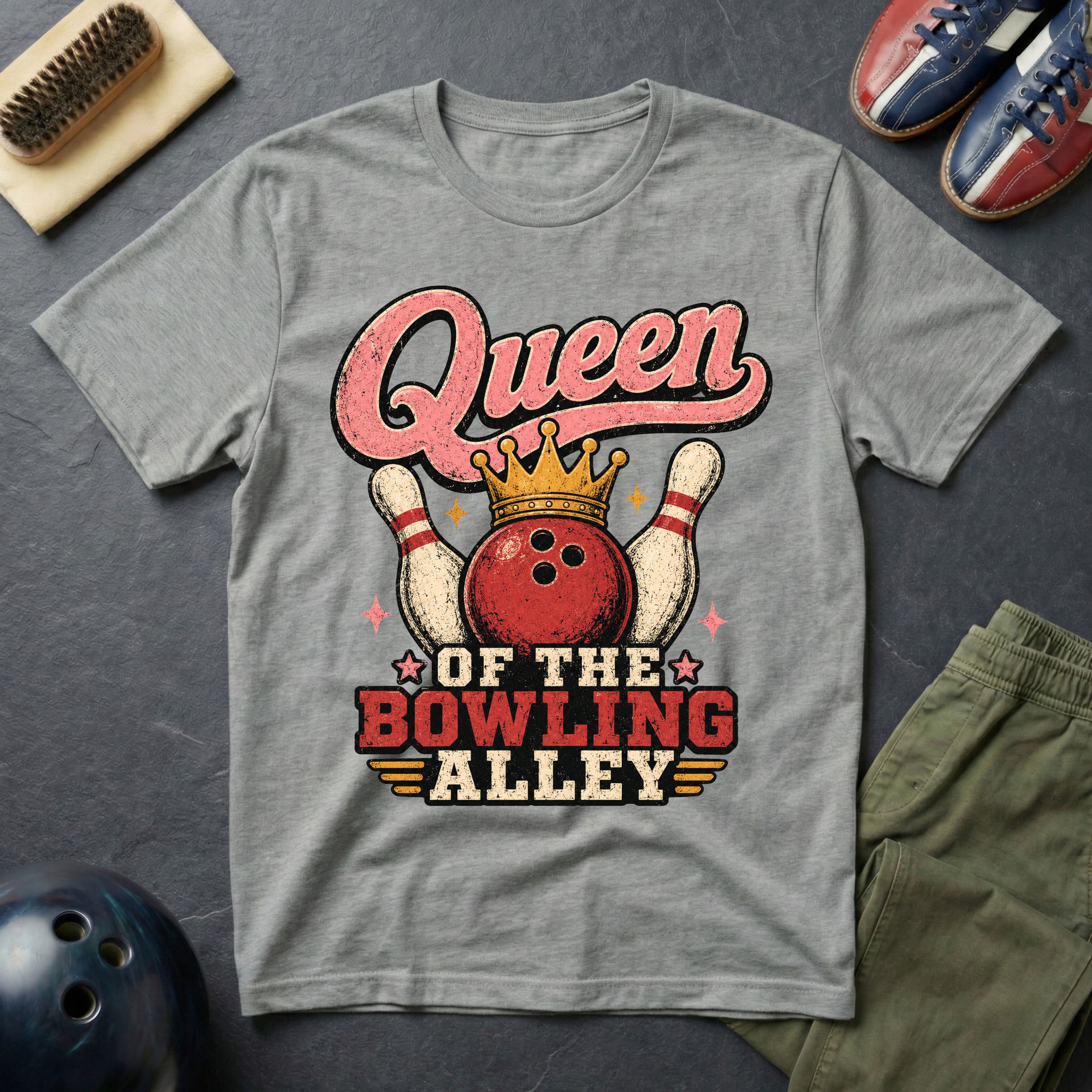 Bowling Alley Queen T-Shirt