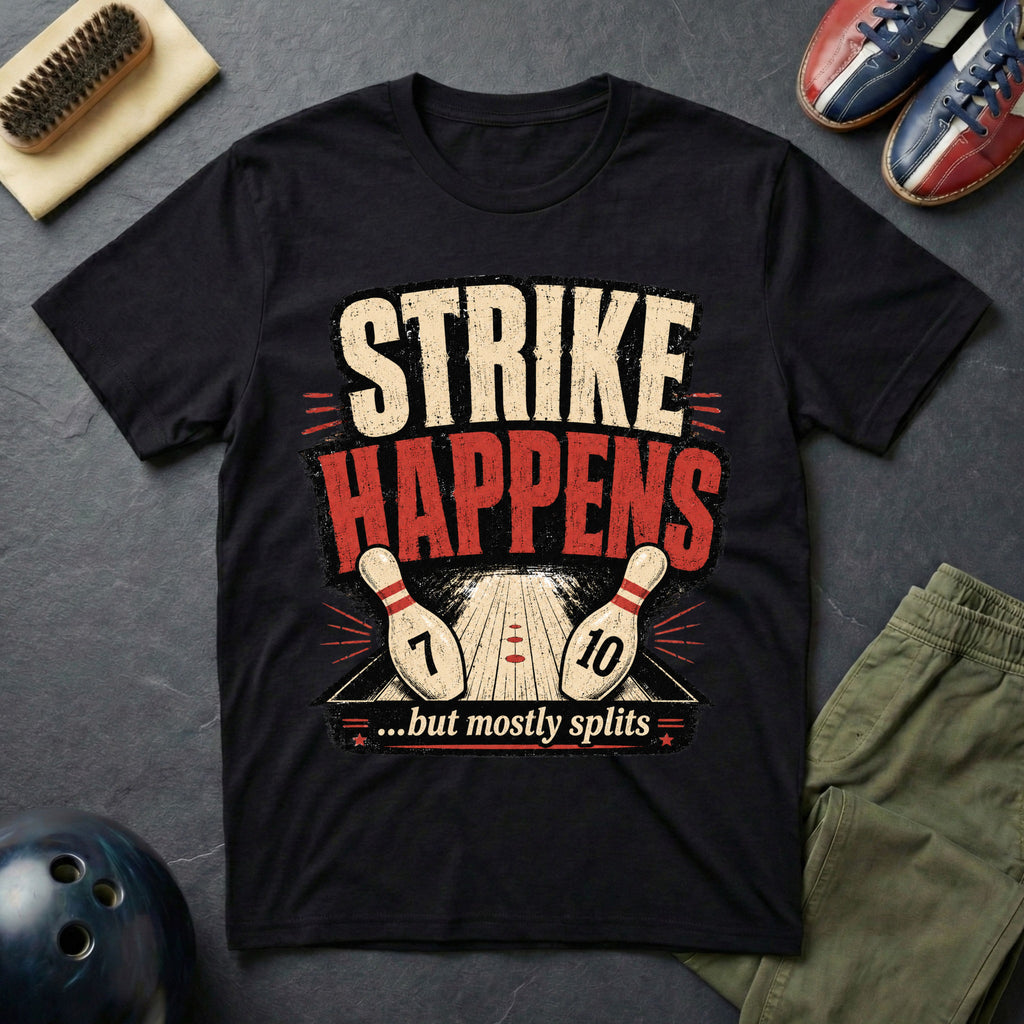 Strike Happens But Mostly Splits T-Shirt