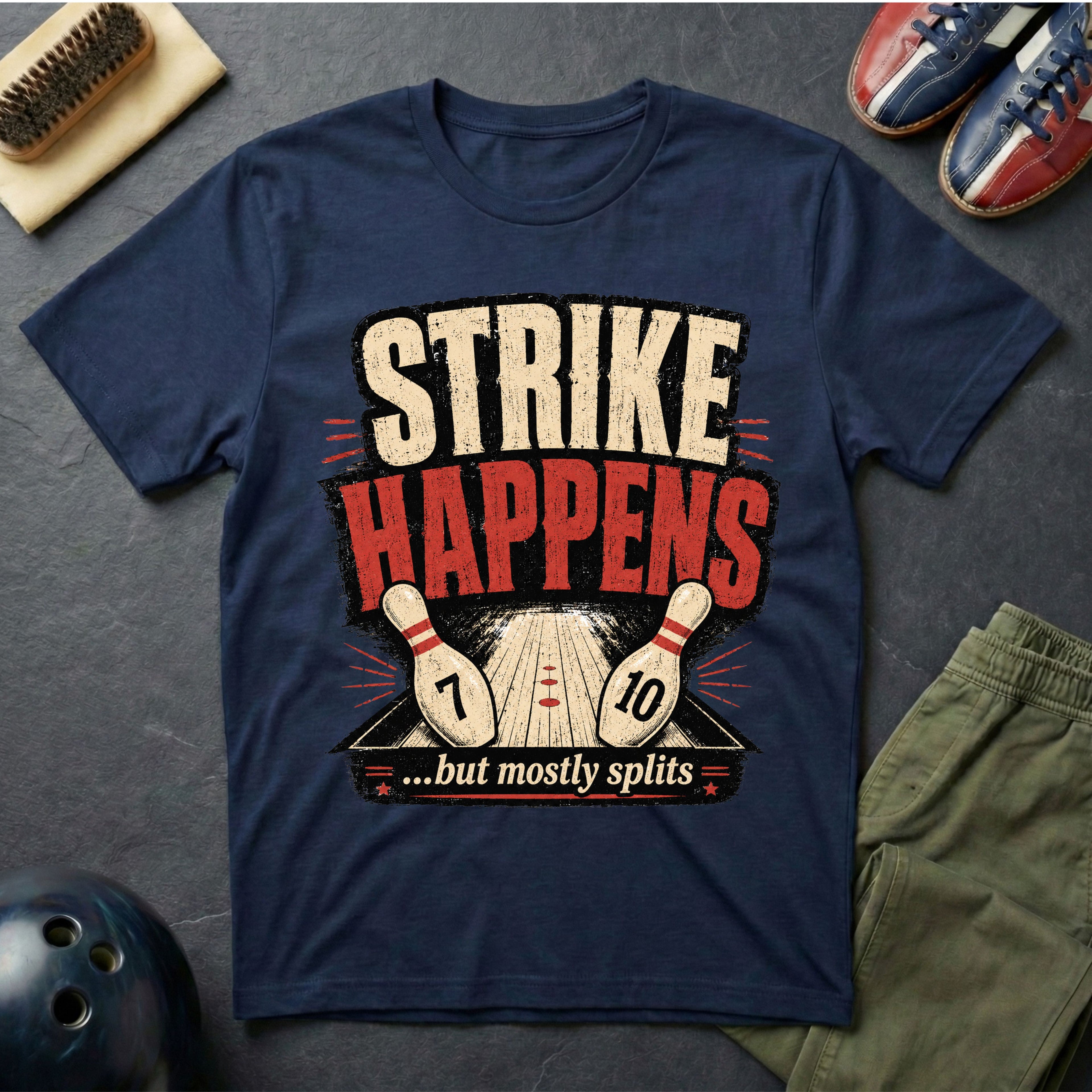 Strike Happens But Mostly Splits T-Shirt