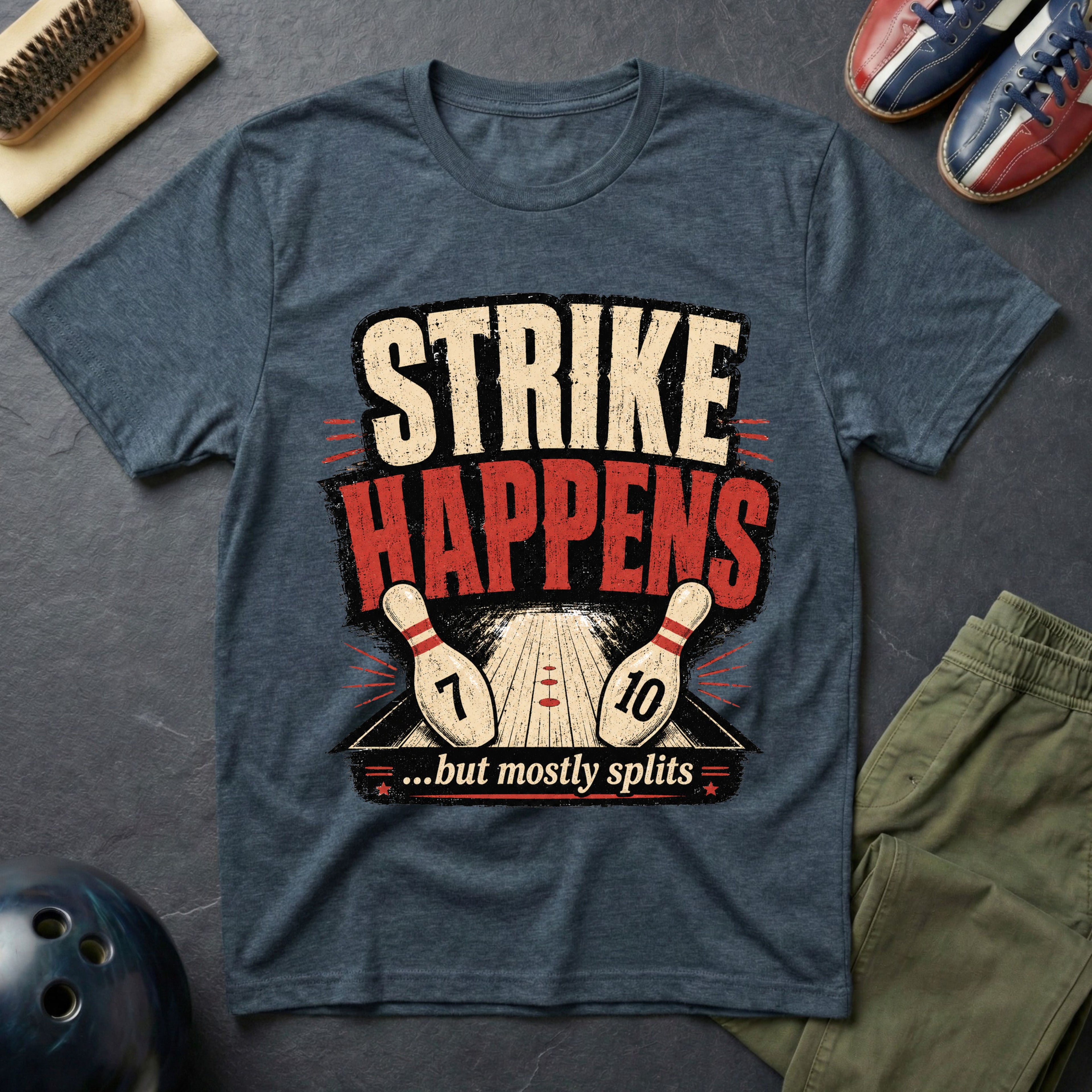 Strike Happens But Mostly Splits T-Shirt