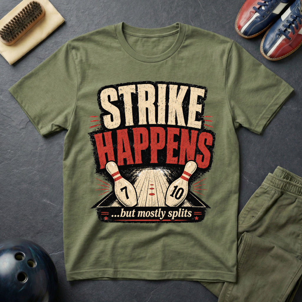 Strike Happens But Mostly Splits T-Shirt