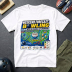 Weekend Forecast Bowling T-Shirt