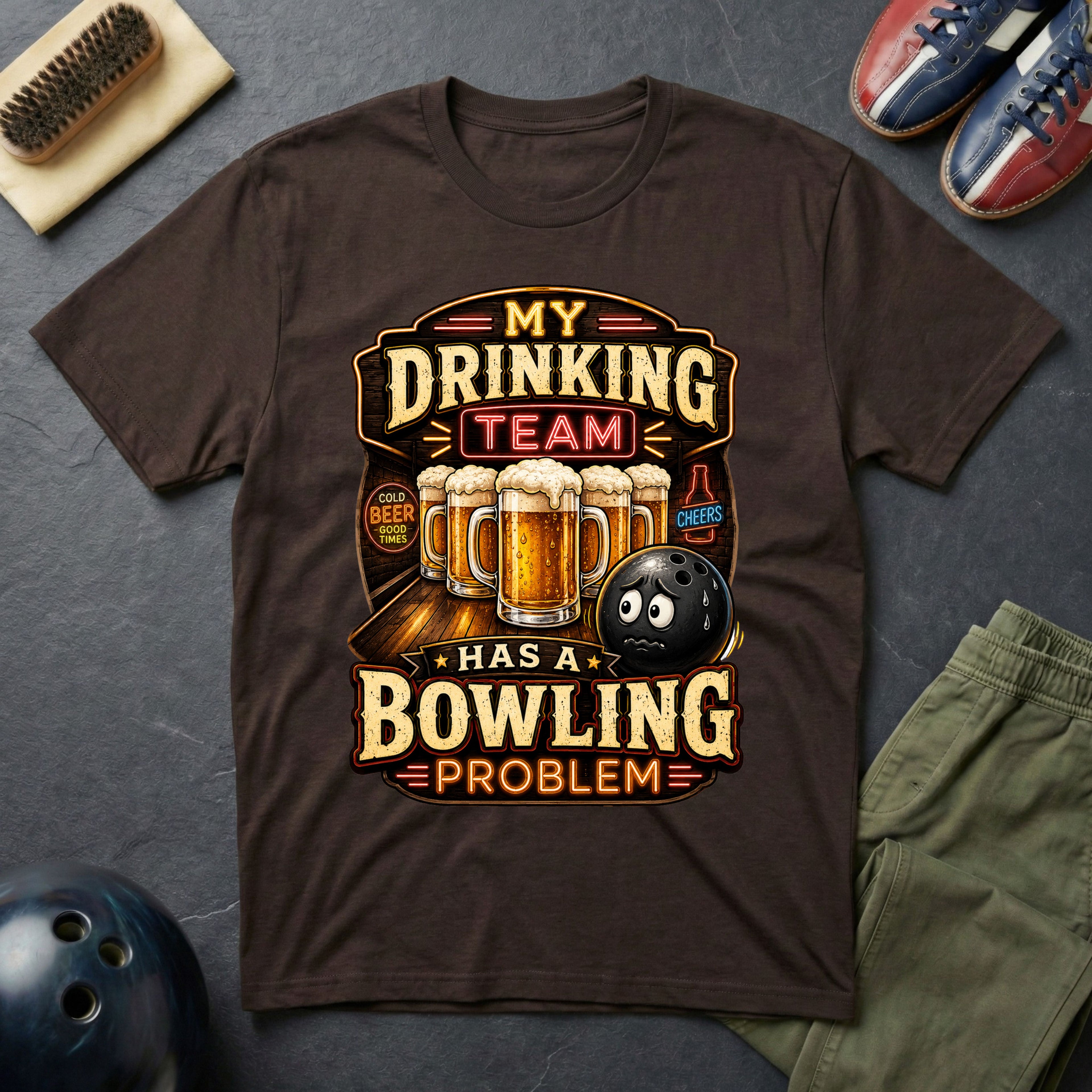 My Drinking Team Has A Bowling Problem T-Shirt