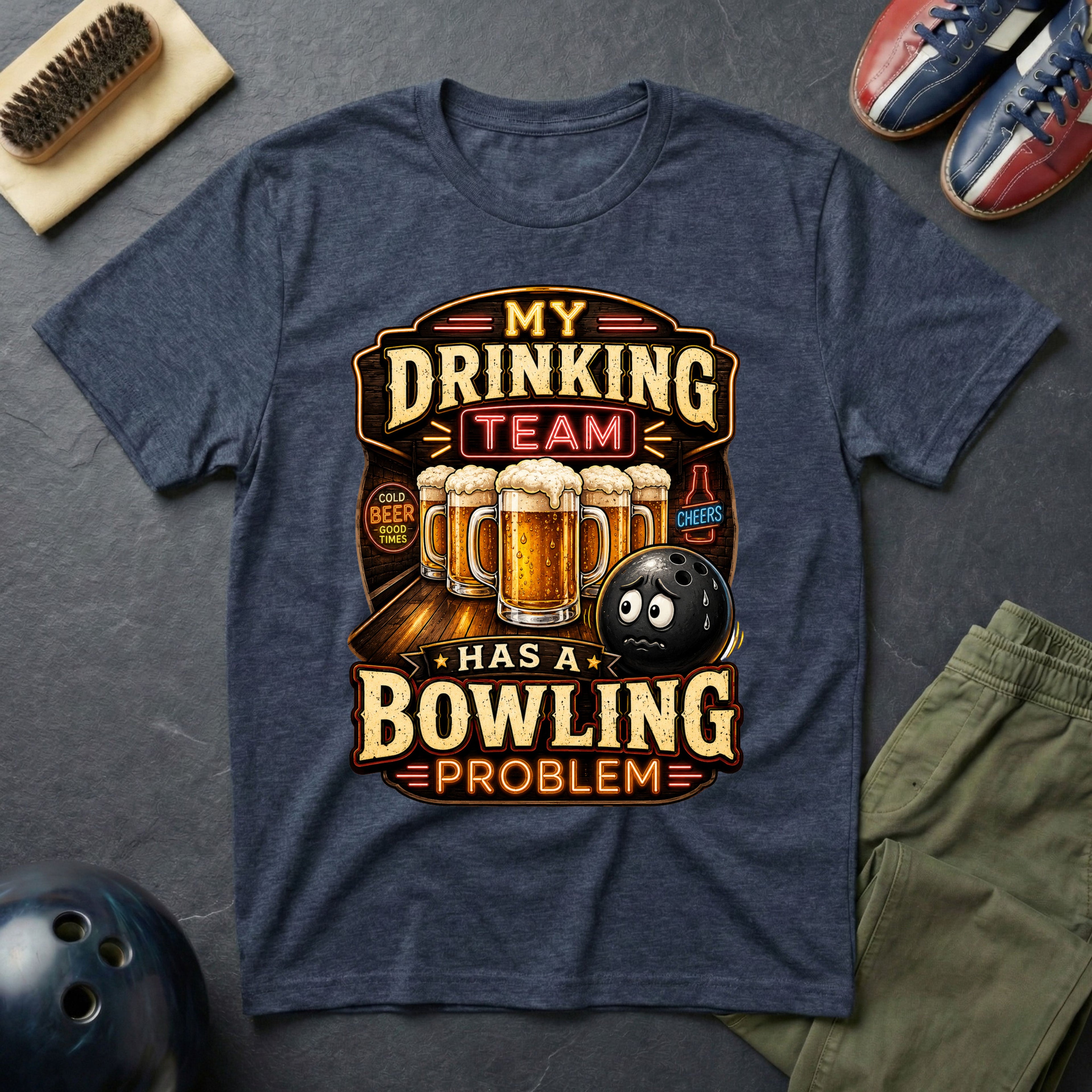 My Drinking Team Has A Bowling Problem T-Shirt