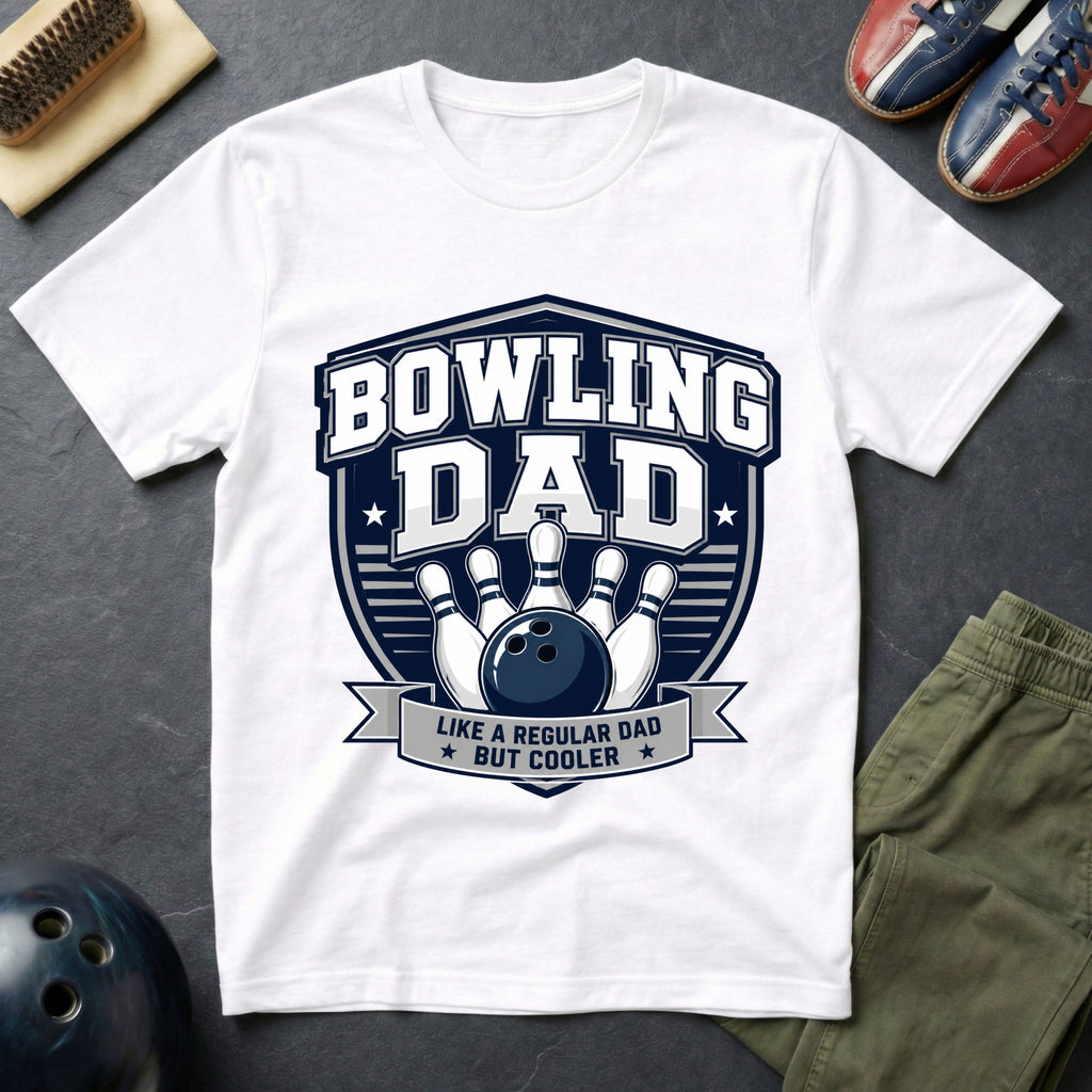 Bowling Dad Like A Regular Dad But Cooler T-Shirt