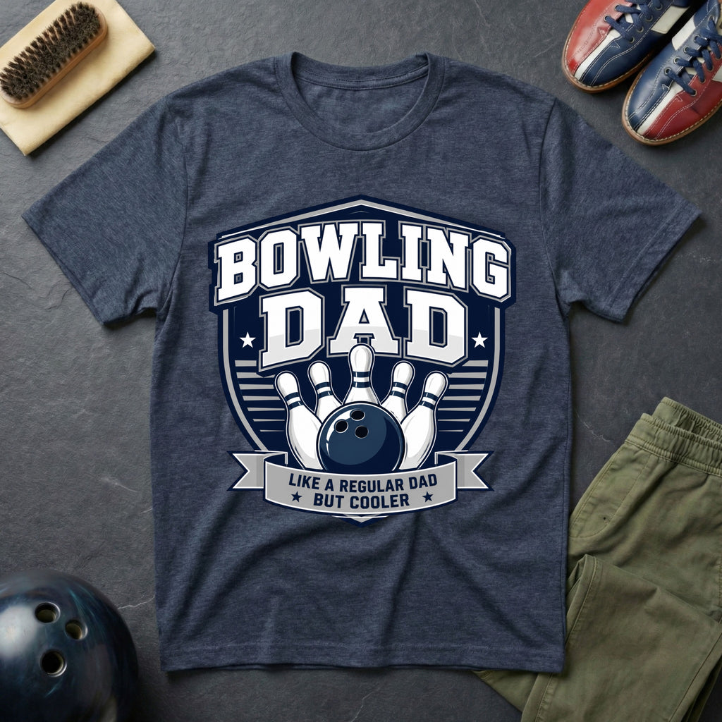 Bowling Dad Like A Regular Dad But Cooler T-Shirt
