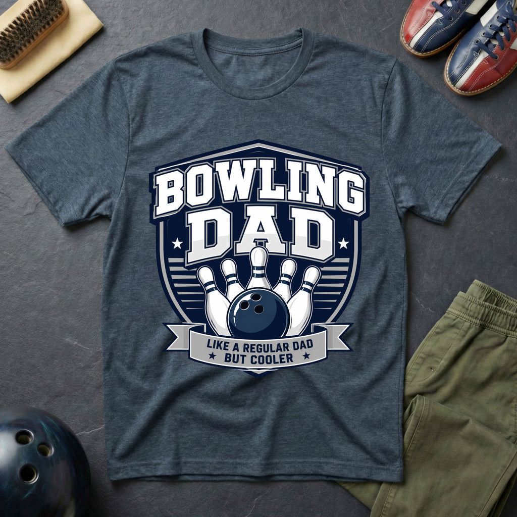 Bowling Dad Like A Regular Dad But Cooler T-Shirt