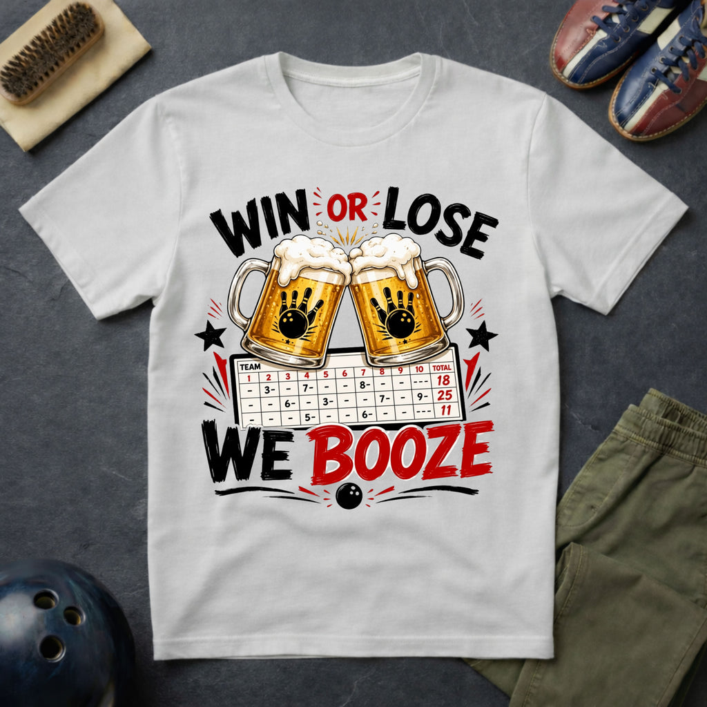 Win Or Lose We Booze T-Shirt