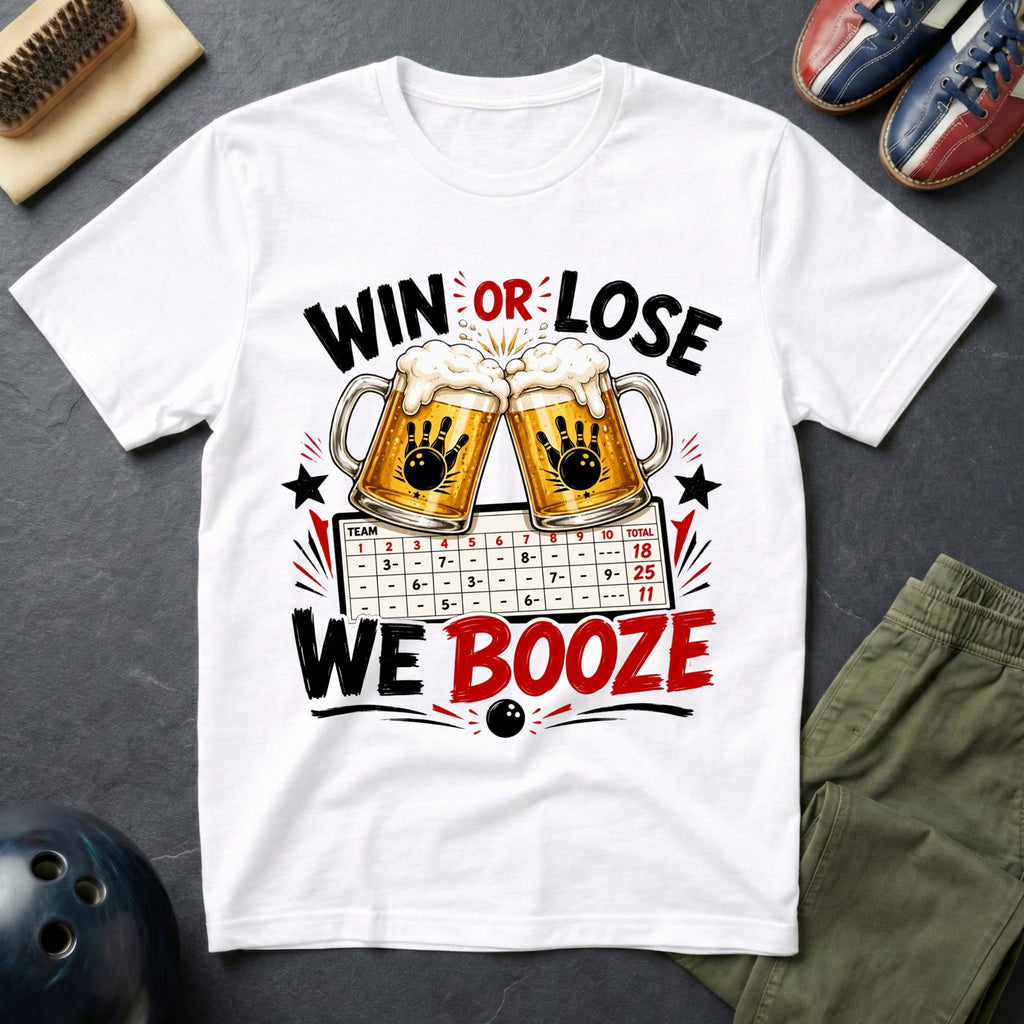 Win Or Lose We Booze T-Shirt