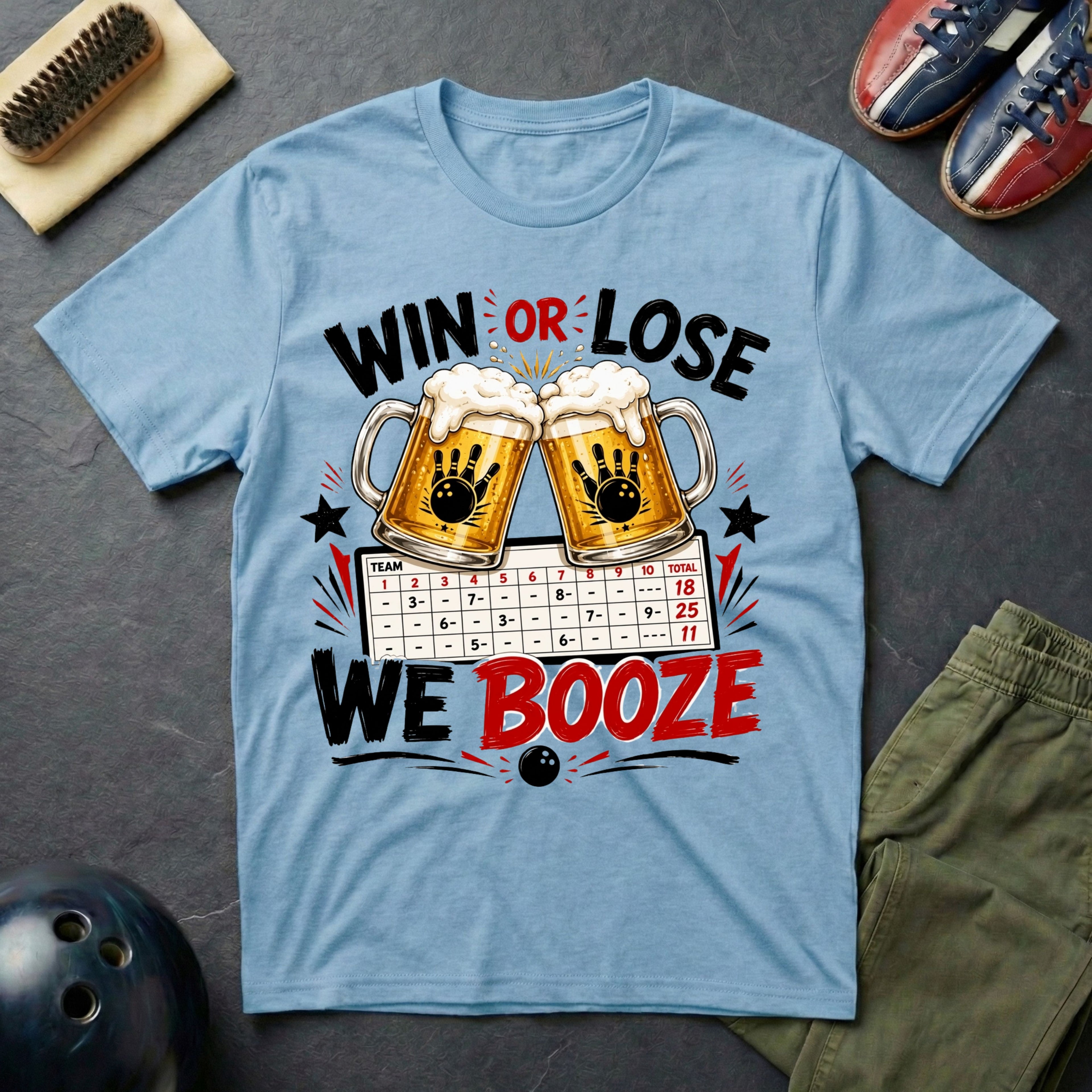 Win Or Lose We Booze T-Shirt