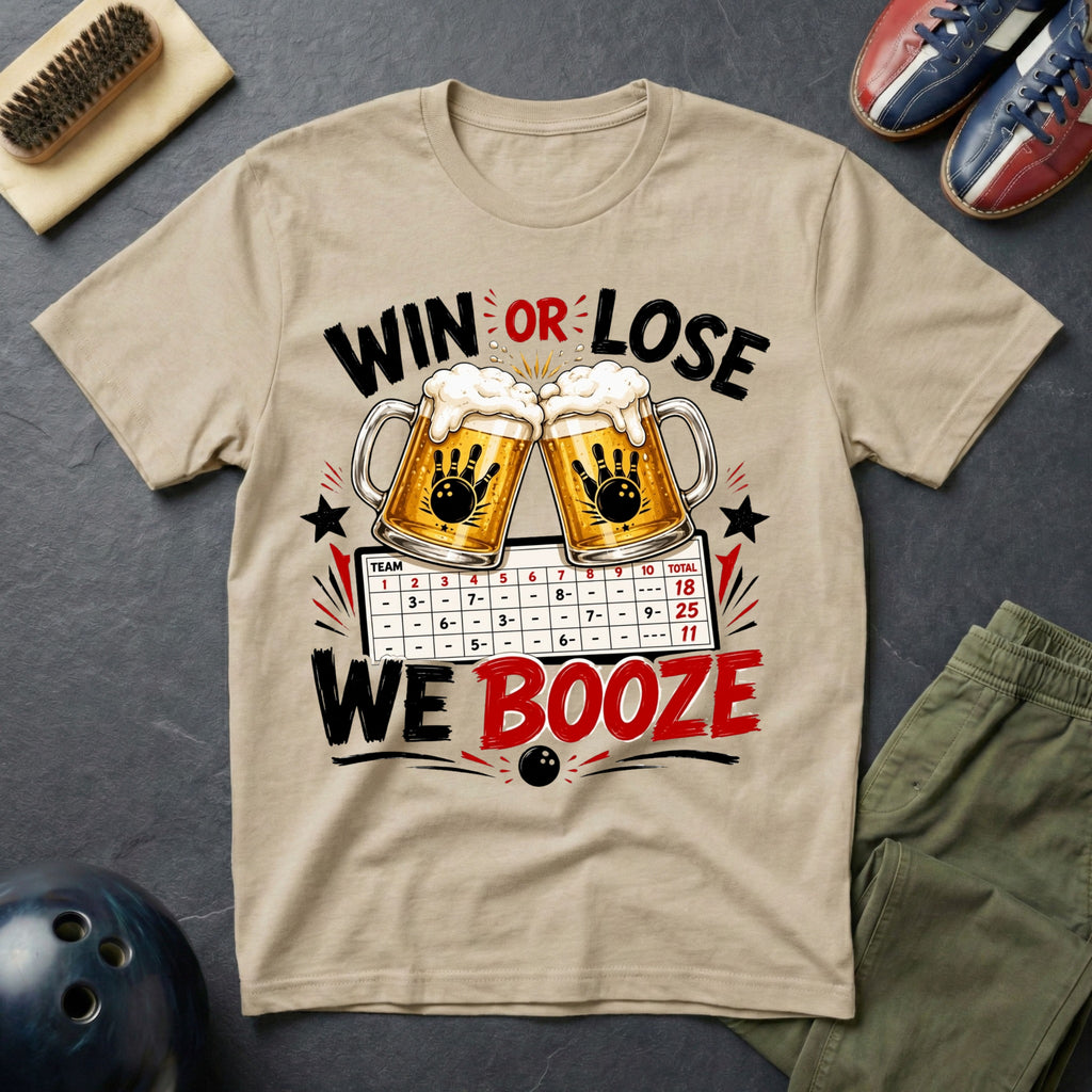 Win Or Lose We Booze T-Shirt
