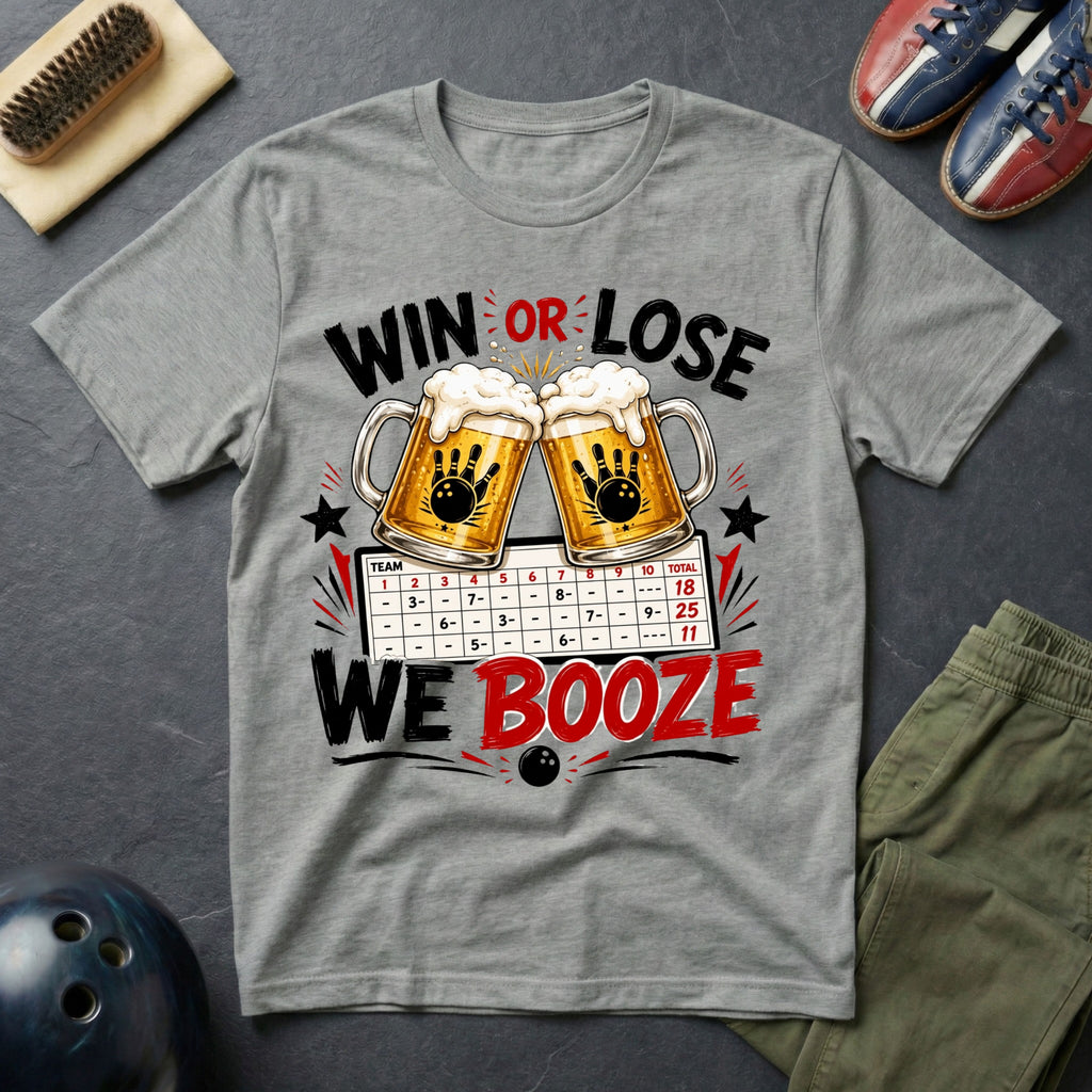 Win Or Lose We Booze T-Shirt