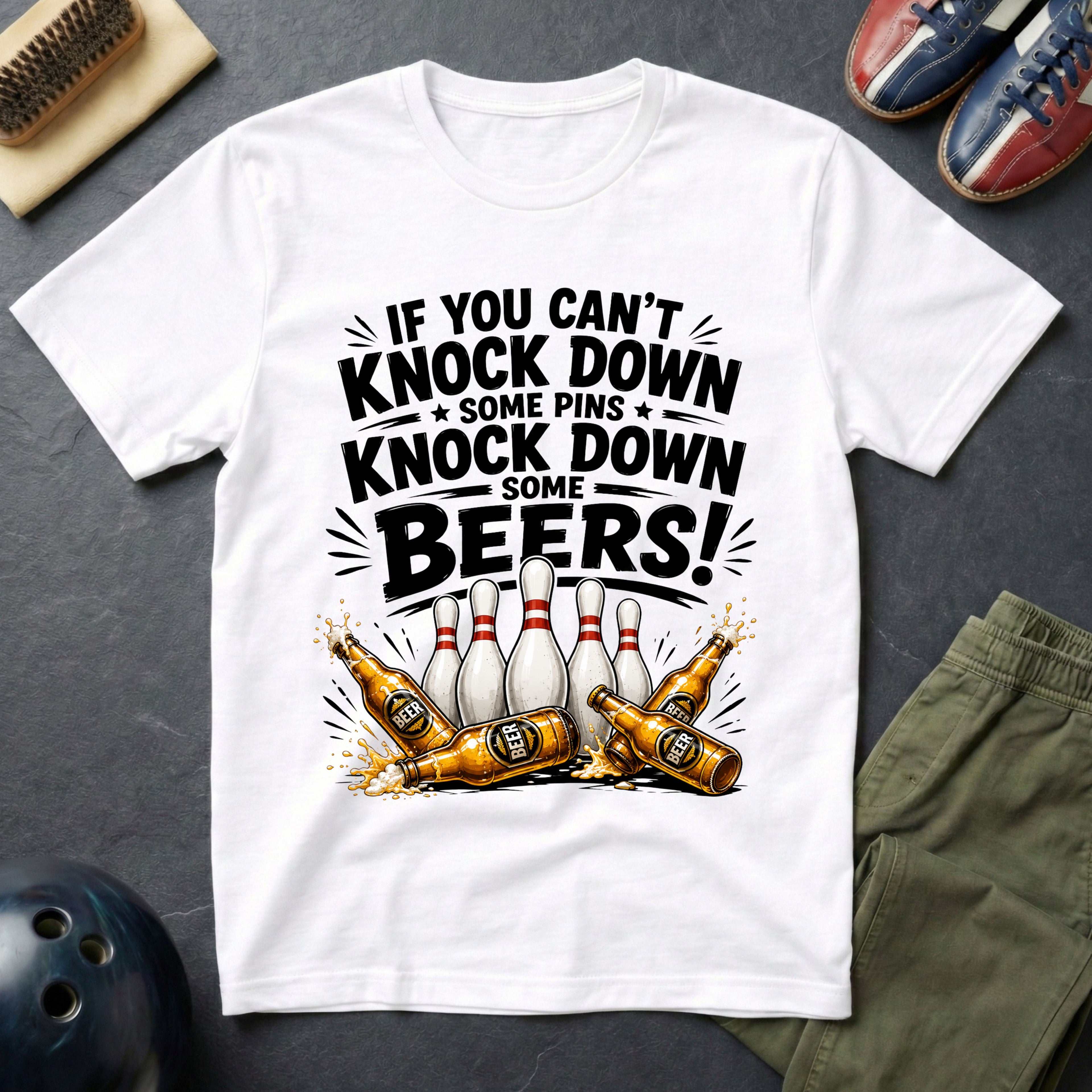If You Can't Knock Down Some Pins T-Shirt