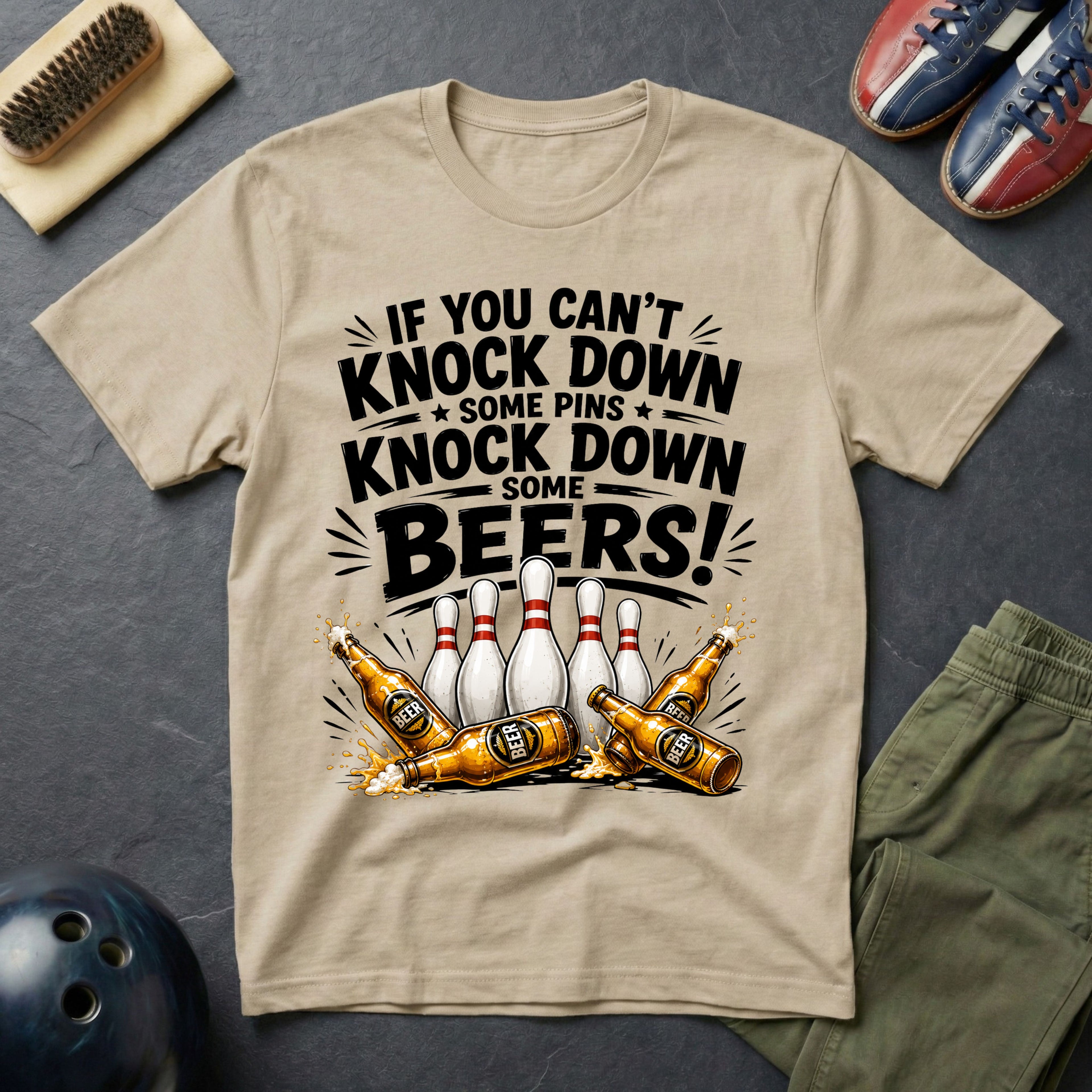 If You Can't Knock Down Some Pins T-Shirt