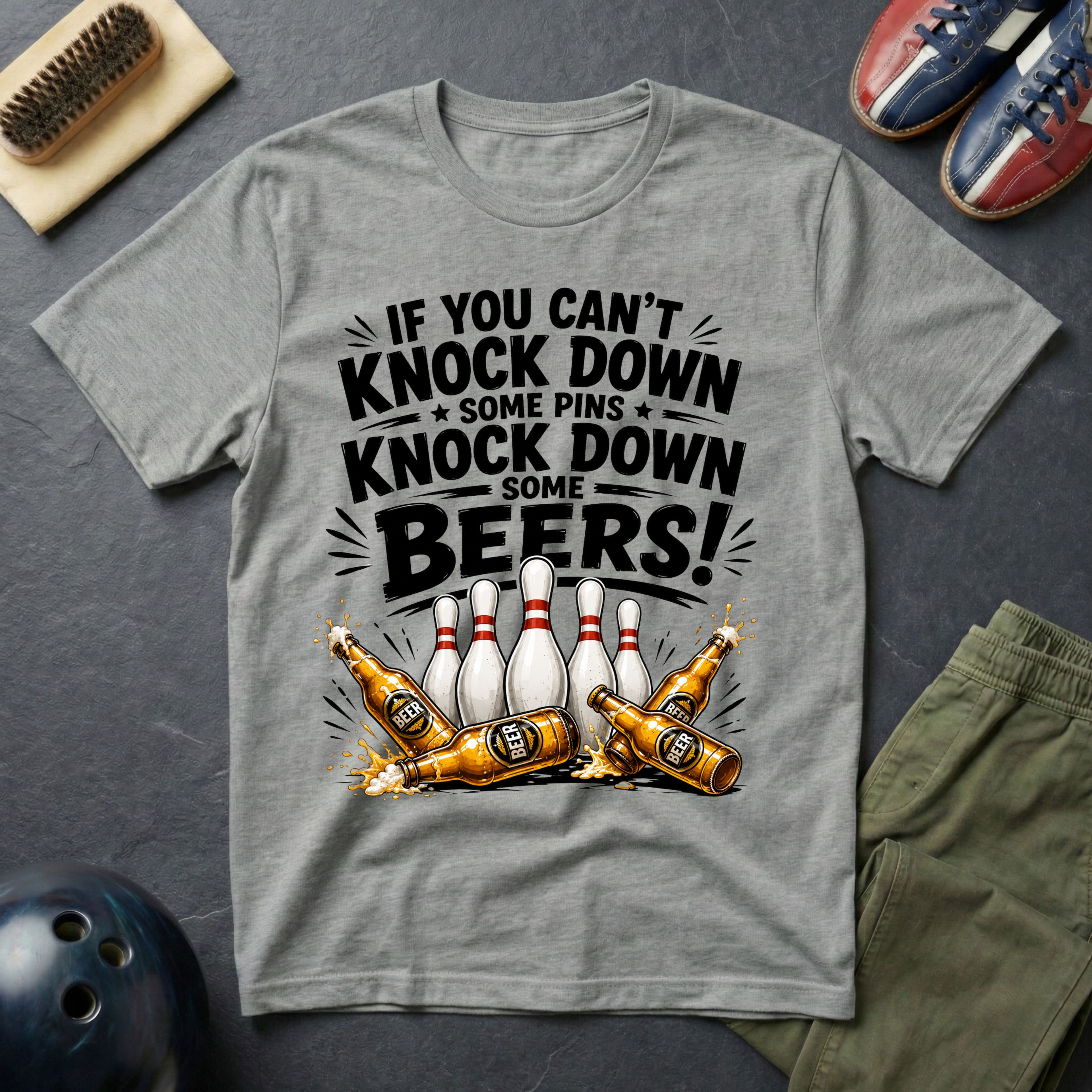 If You Can't Knock Down Some Pins T-Shirt