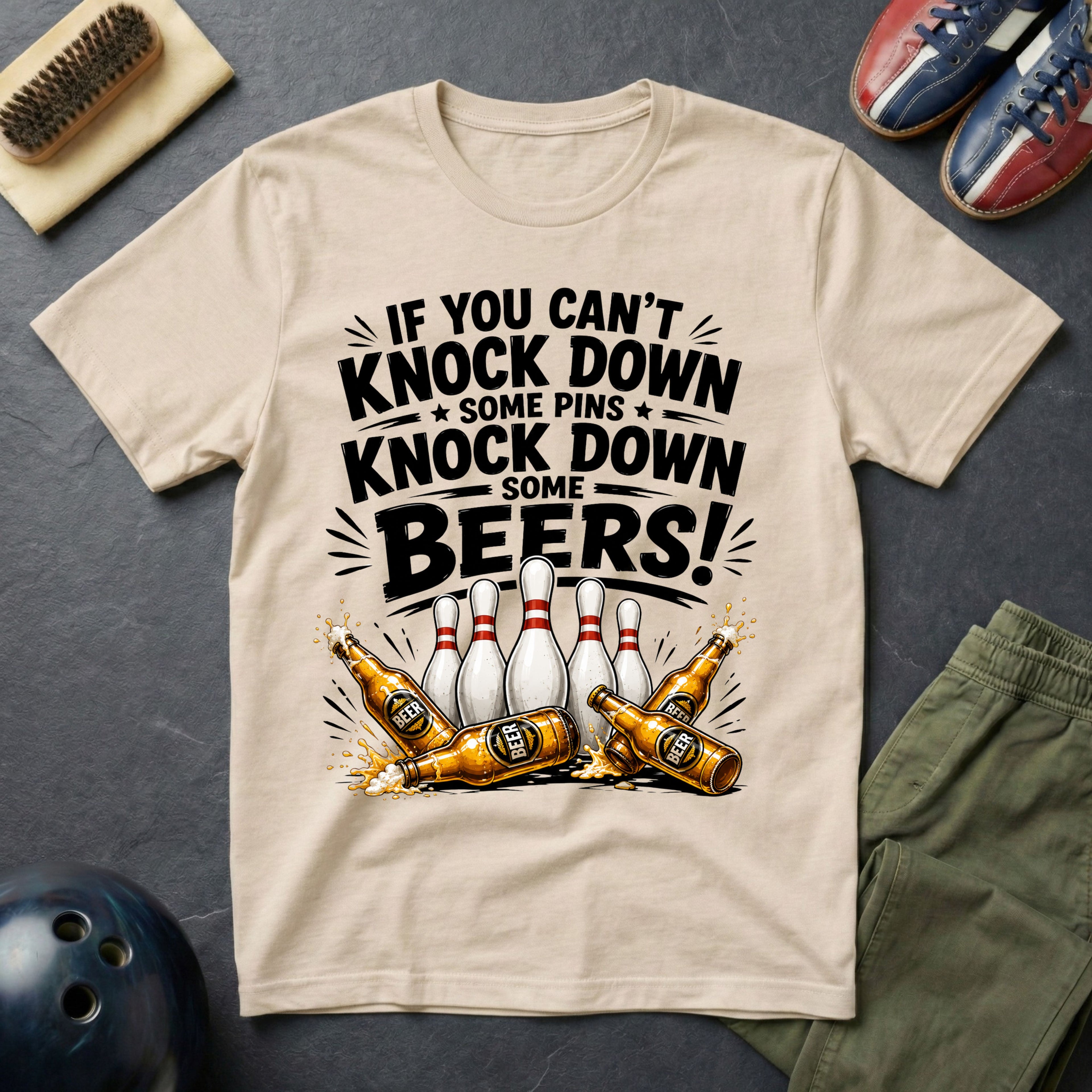 If You Can't Knock Down Some Pins T-Shirt