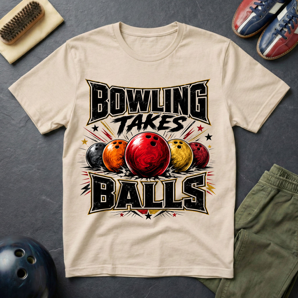 Bowling Takes Balls T-Shirt