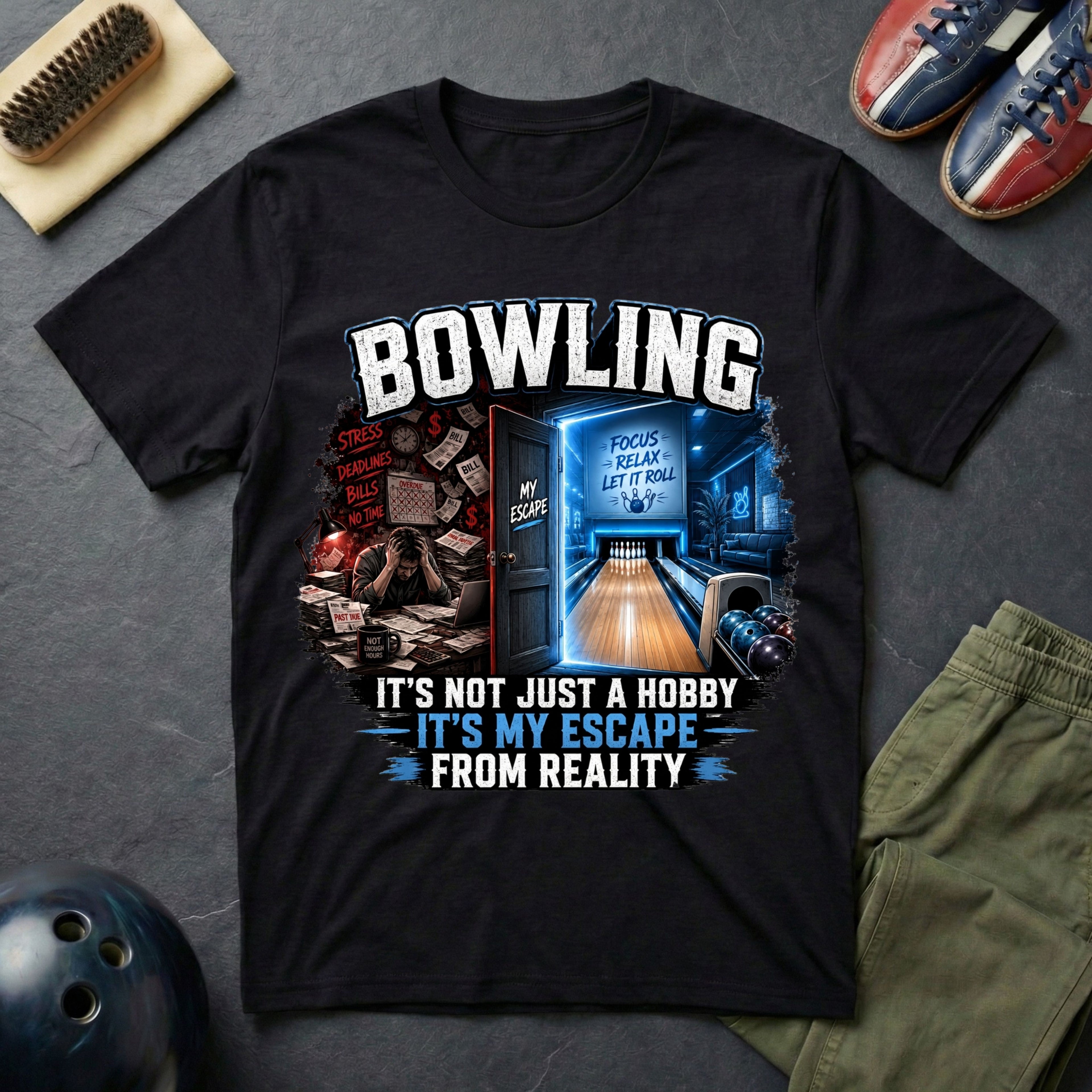 Bowling It's Not Just A Hobby T-Shirt