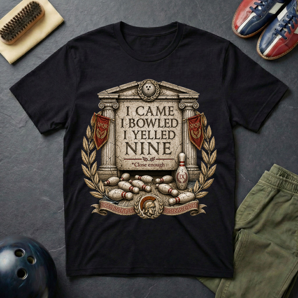 I Came I Bowled I Yelled Nine T-Shirt