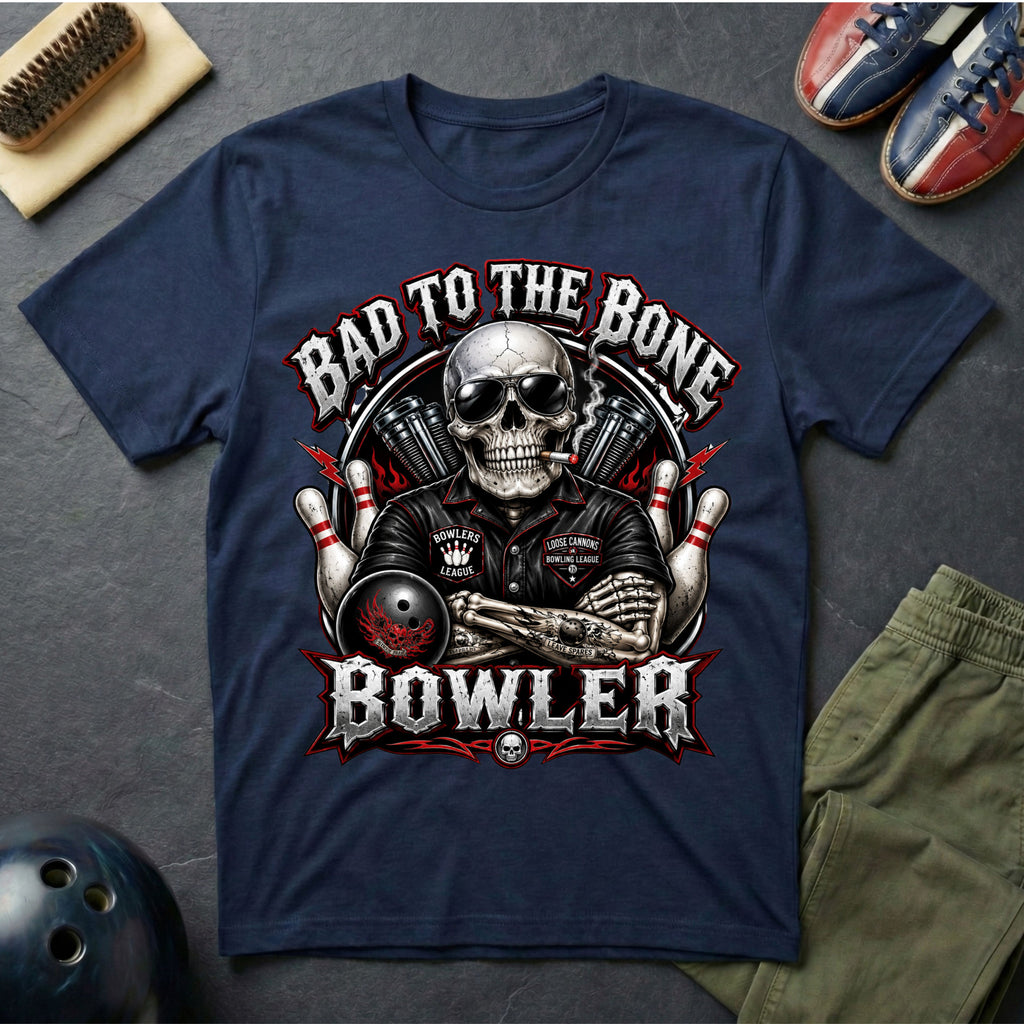 Bad To The Bone Bowler T-Shirt