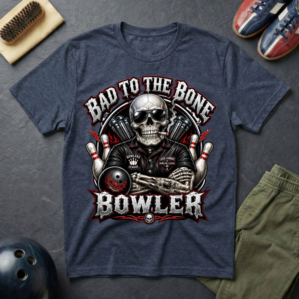Bad To The Bone Bowler T-Shirt