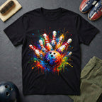 Bowling Paint Splash T-Shirt