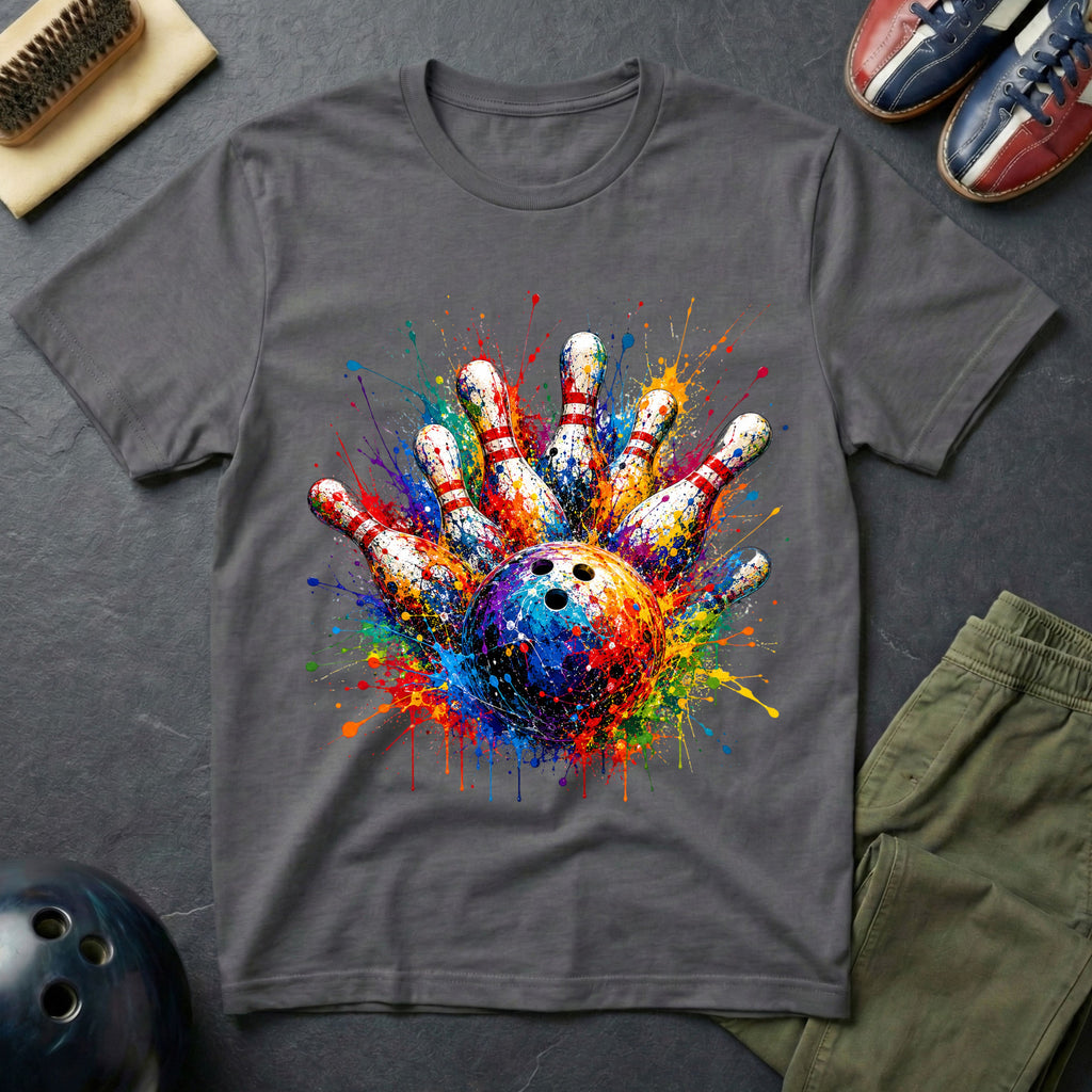 Bowling Paint Splash T-Shirt