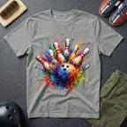 Bowling Paint Splash T-Shirt
