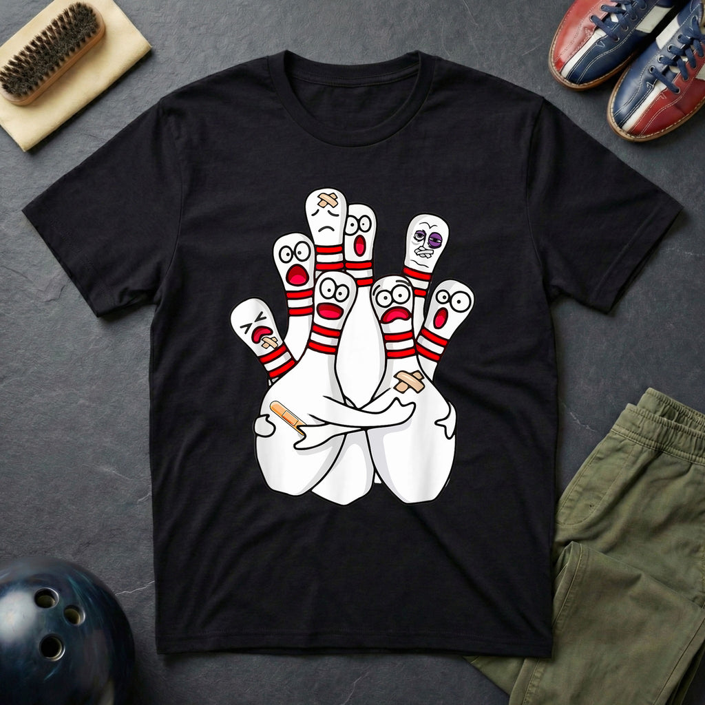 Really Scared Bowling Pins T-Shirt
