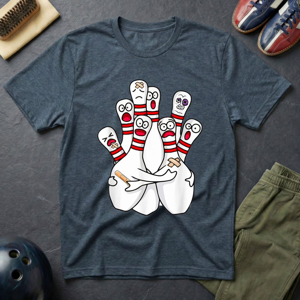 Really Scared Bowling Pins T-Shirt