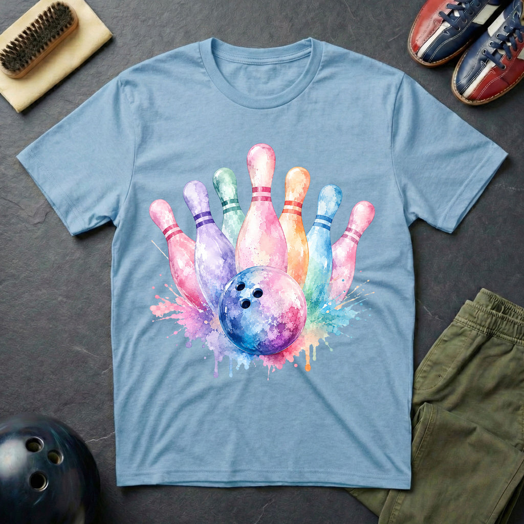 Bowling Watercolor T-Shirt