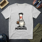 Tired Bowling Pin Monday T-Shirt
