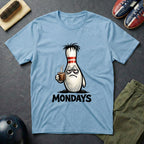 Tired Bowling Pin Monday T-Shirt