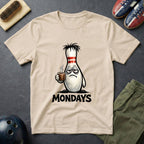 Tired Bowling Pin Monday T-Shirt
