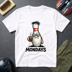 Tired Bowling Pin Monday T-Shirt