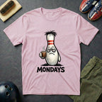 Tired Bowling Pin Monday T-Shirt