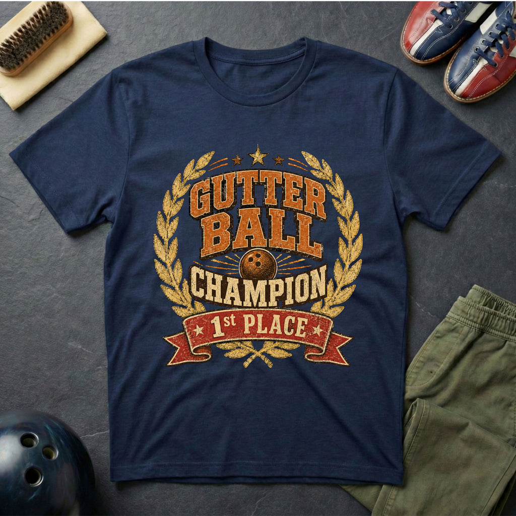 Gutter Ball Champion 1st Place T-Shirt