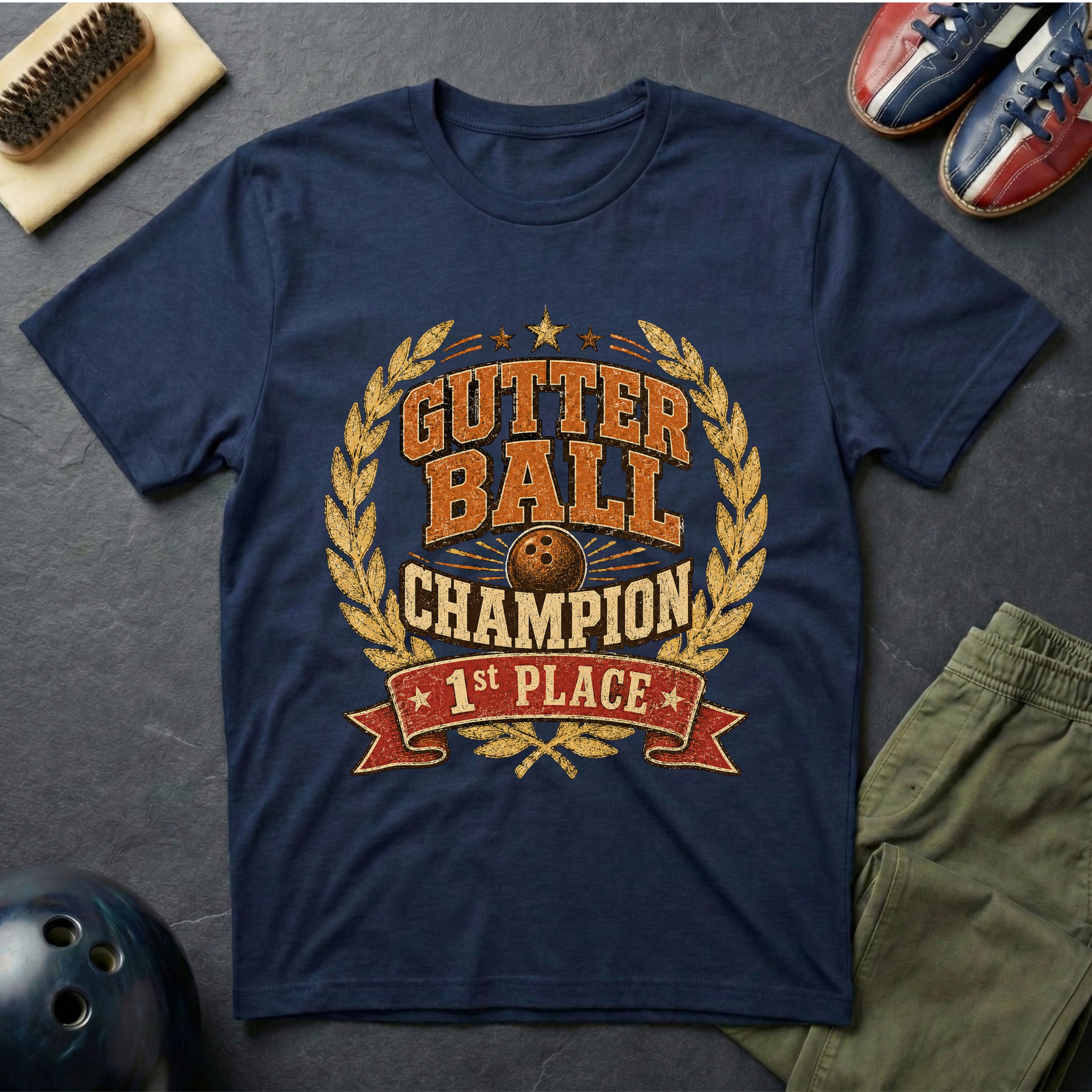 Gutter Ball Champion 1st Place T-Shirt