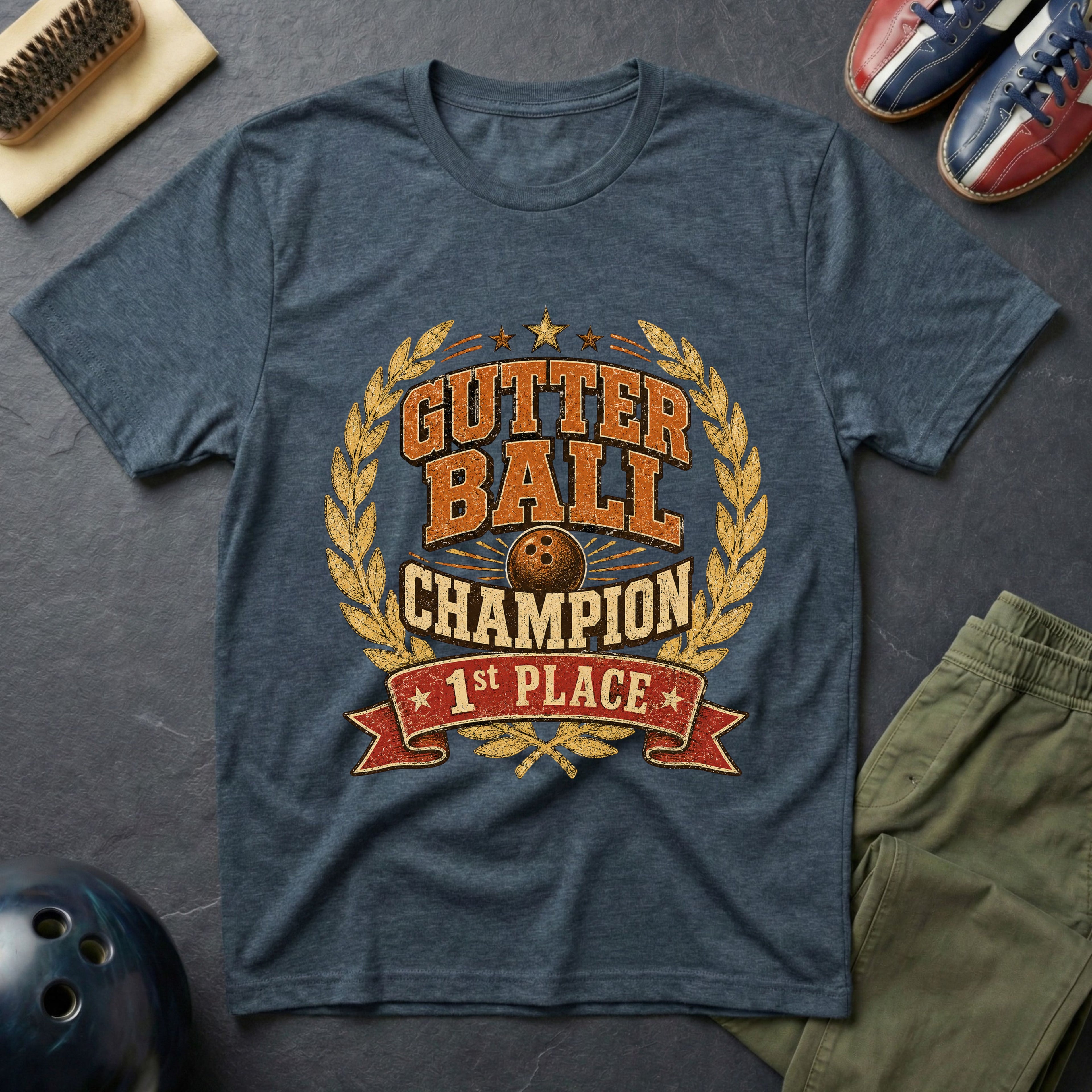 Gutter Ball Champion 1st Place T-Shirt