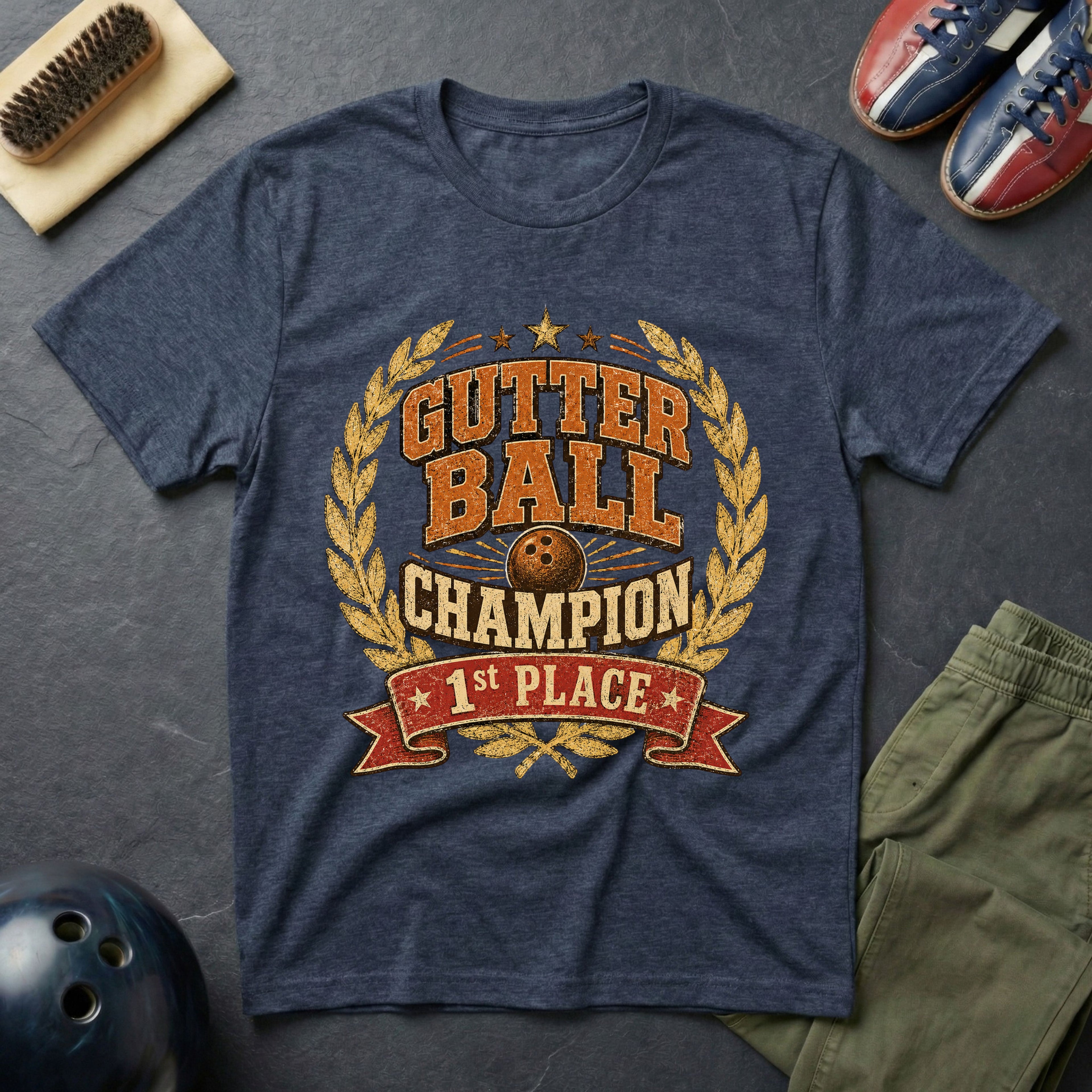 Gutter Ball Champion 1st Place T-Shirt