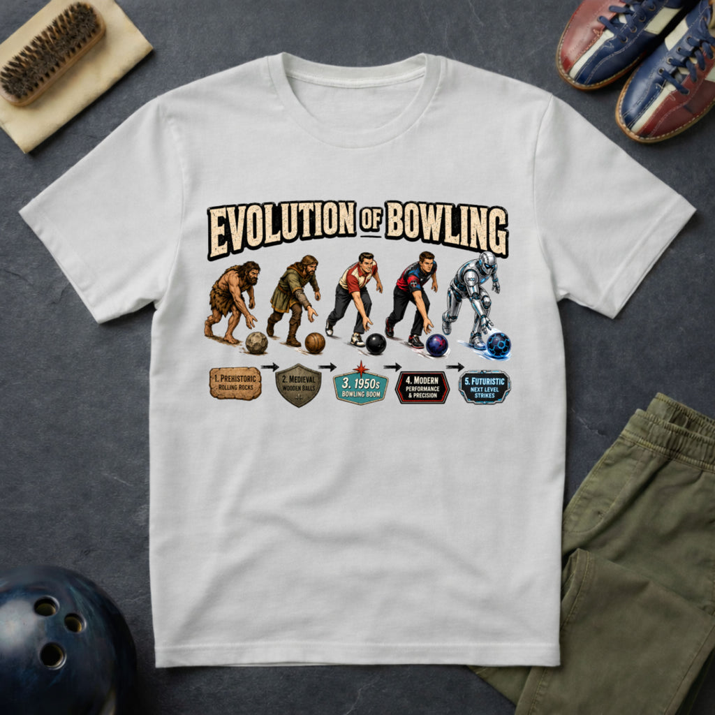 Evolution Of Bowling T-Shirt