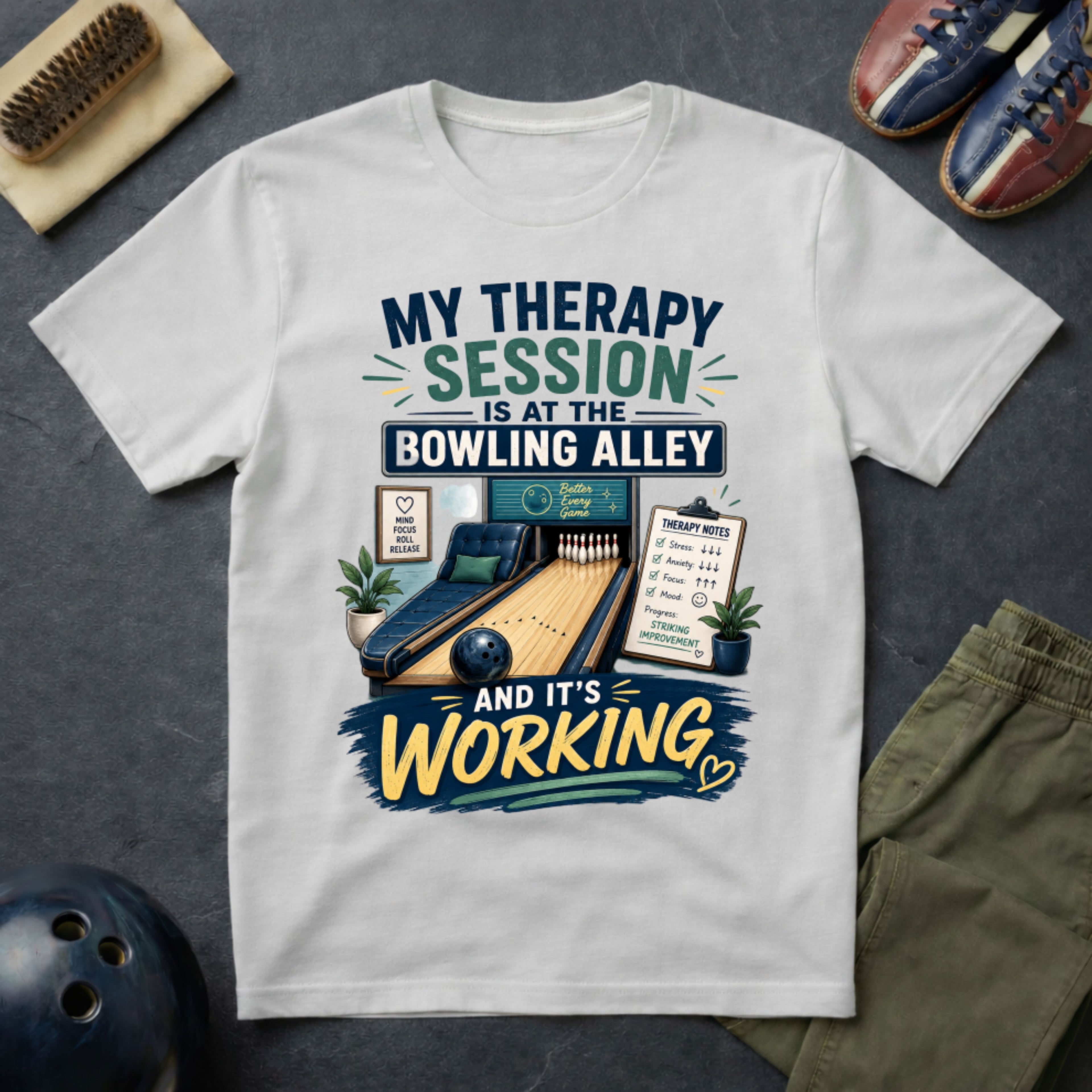 My Therapy Session Is At The Bowling Alley T-Shirt