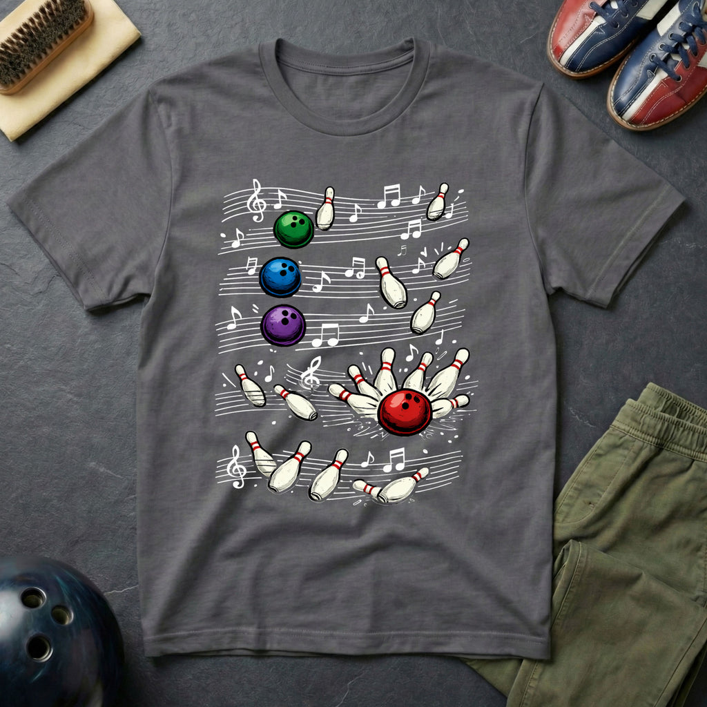 Bowlers Sheet Music T-Shirt