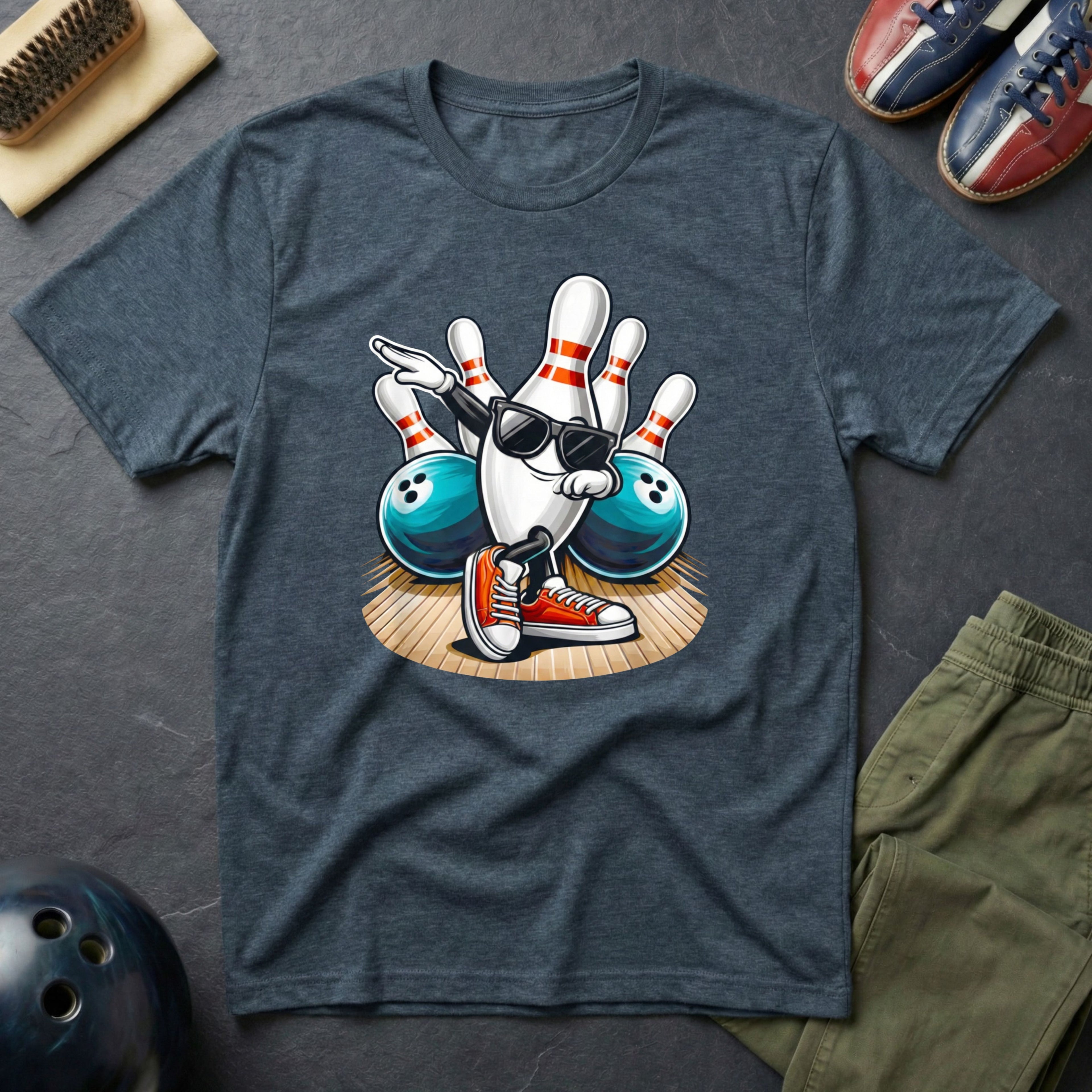 Dabbing Bowling Pin T-Shirt